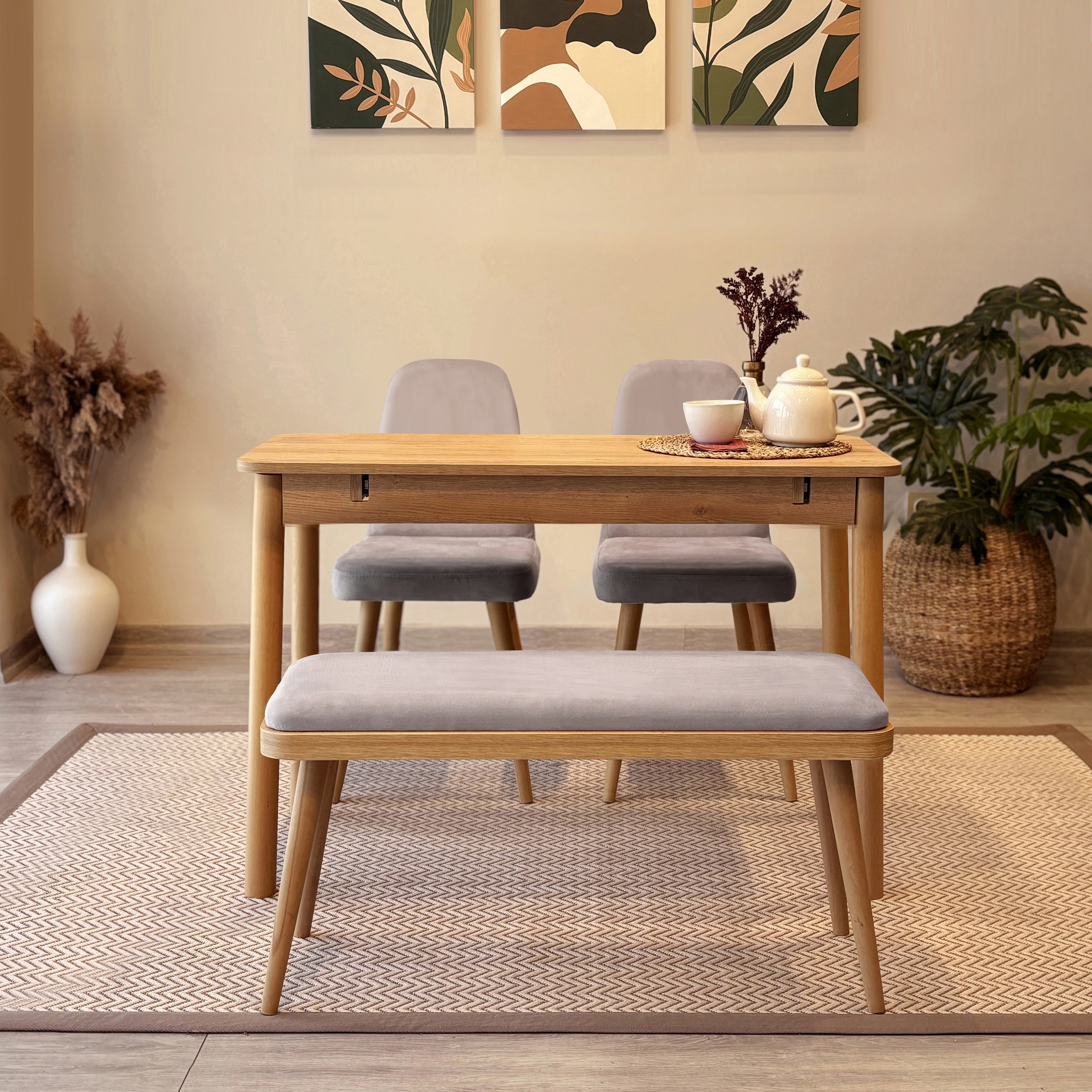 VİNA MİNİ AÇILIR MUTFAK MASA TAKIMI