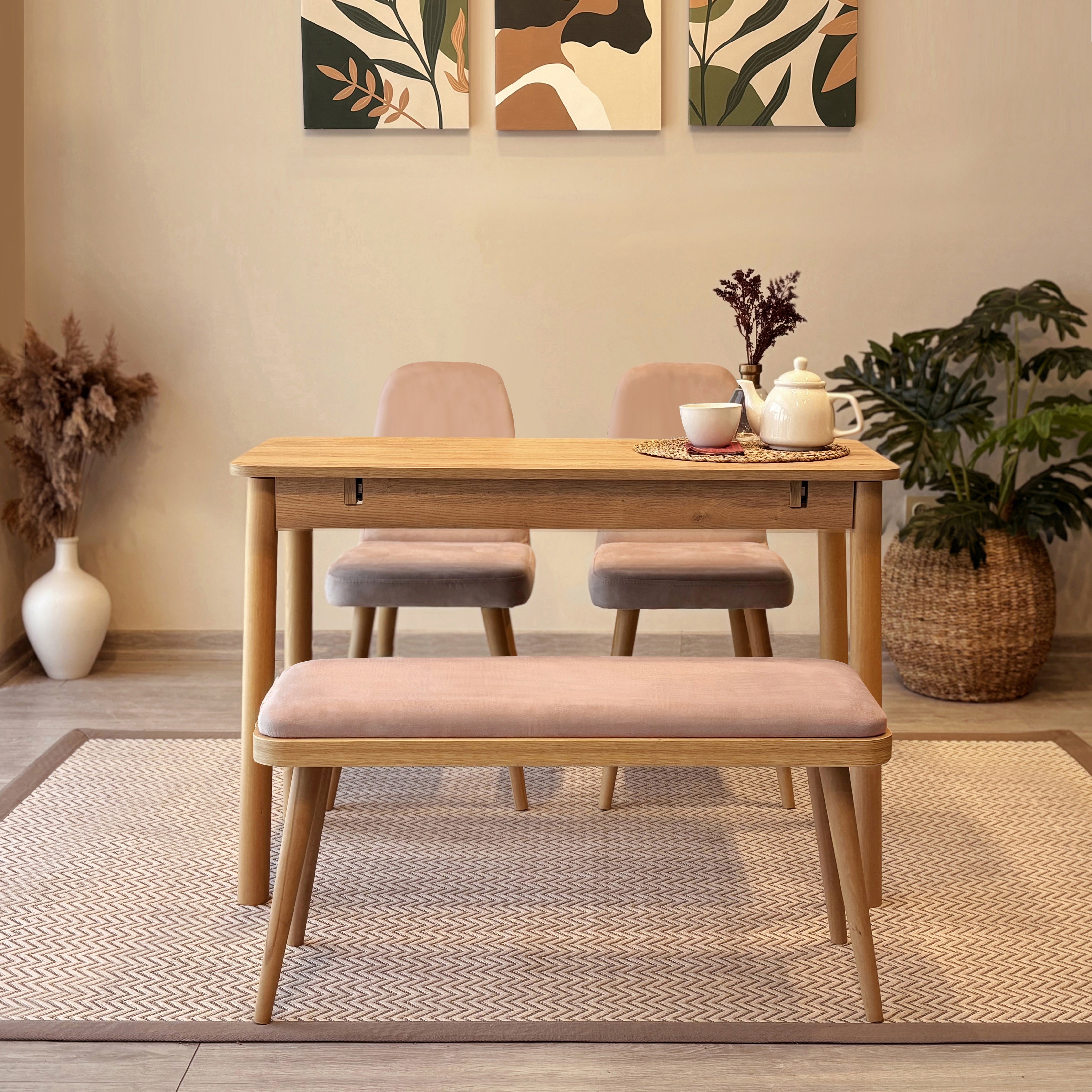 VİNA MİNİ AÇILIR MUTFAK MASA TAKIMI