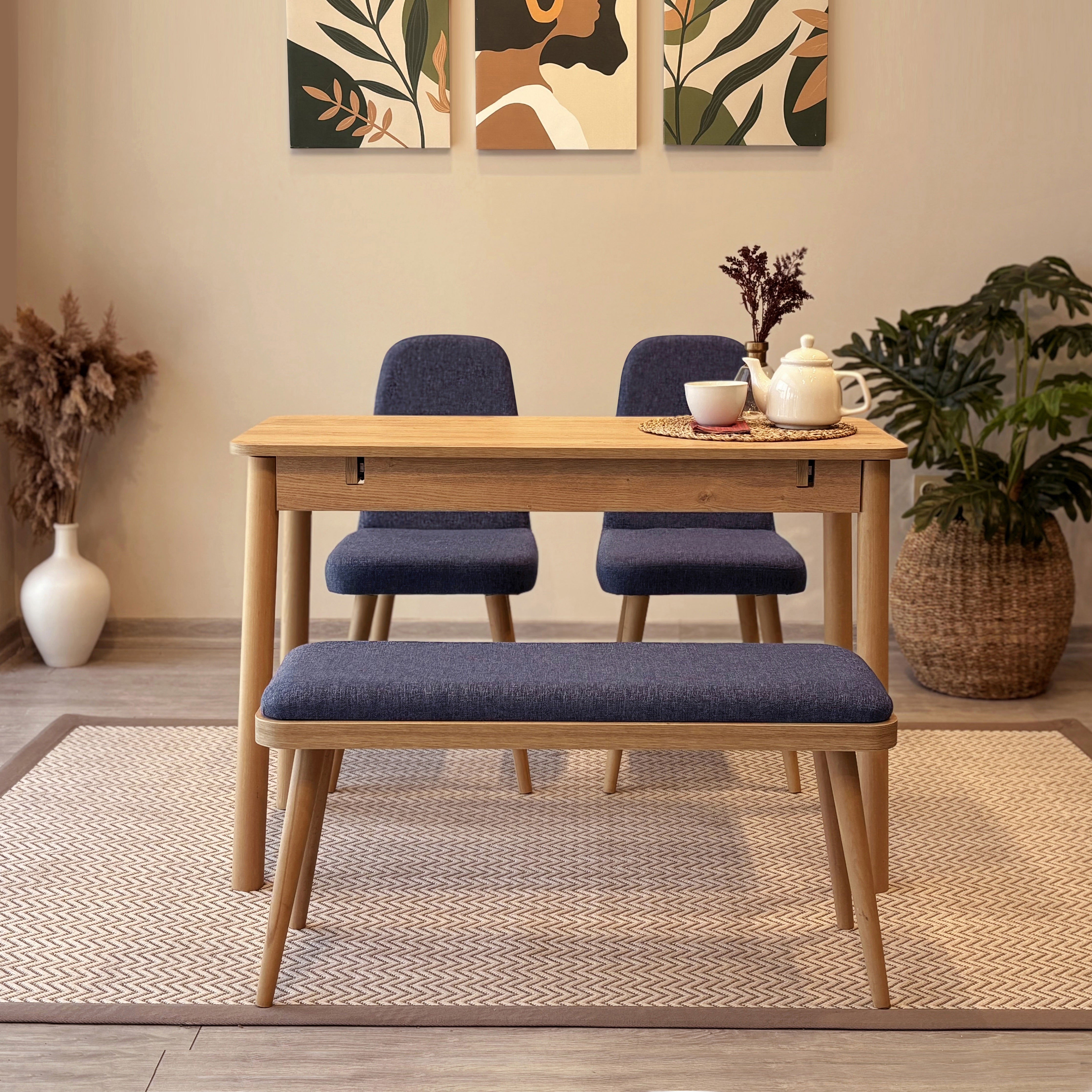 VİNA MİNİ AÇILIR MUTFAK MASA TAKIMI