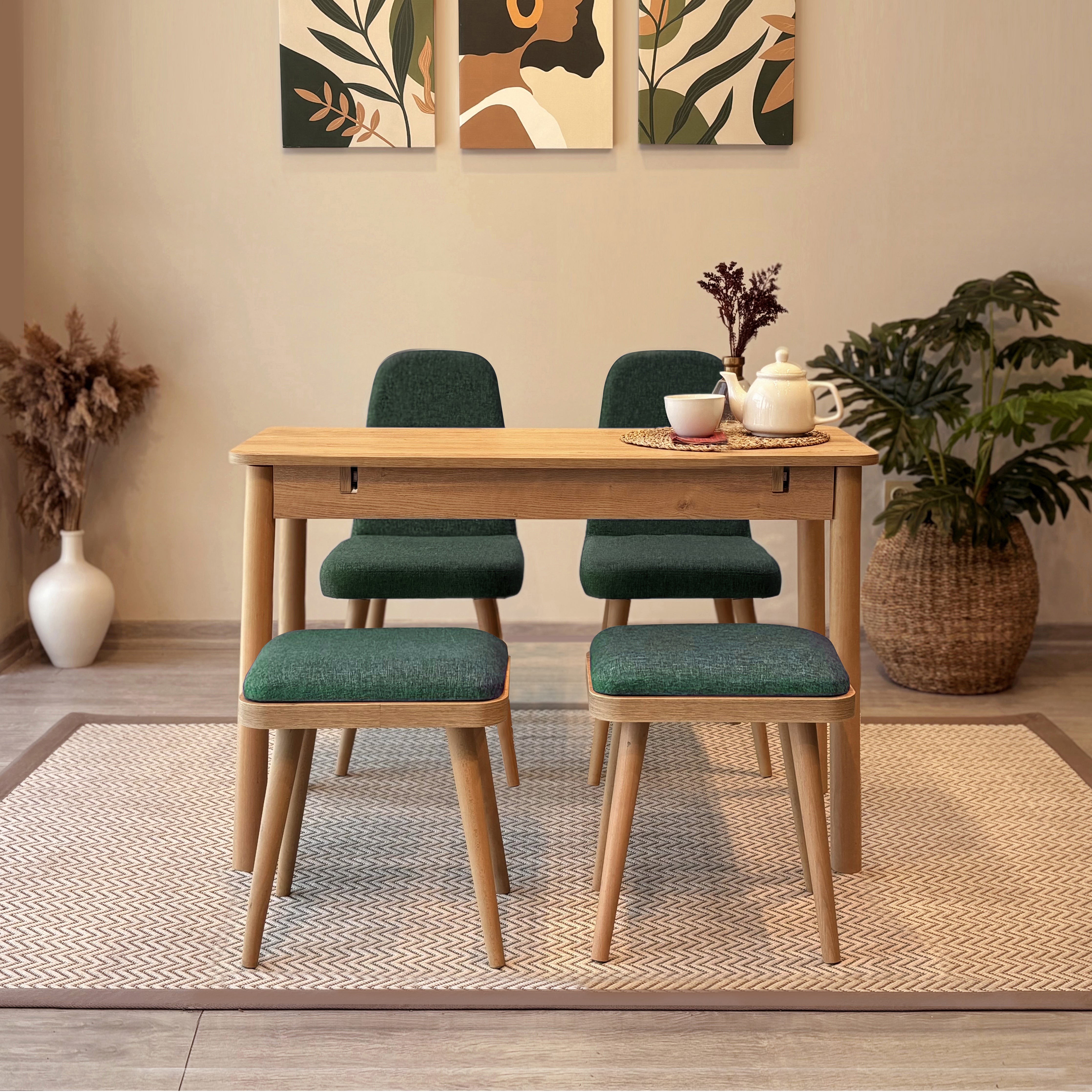 VİNA MİNİ AÇILIR MUTFAK MASA TAKIMI