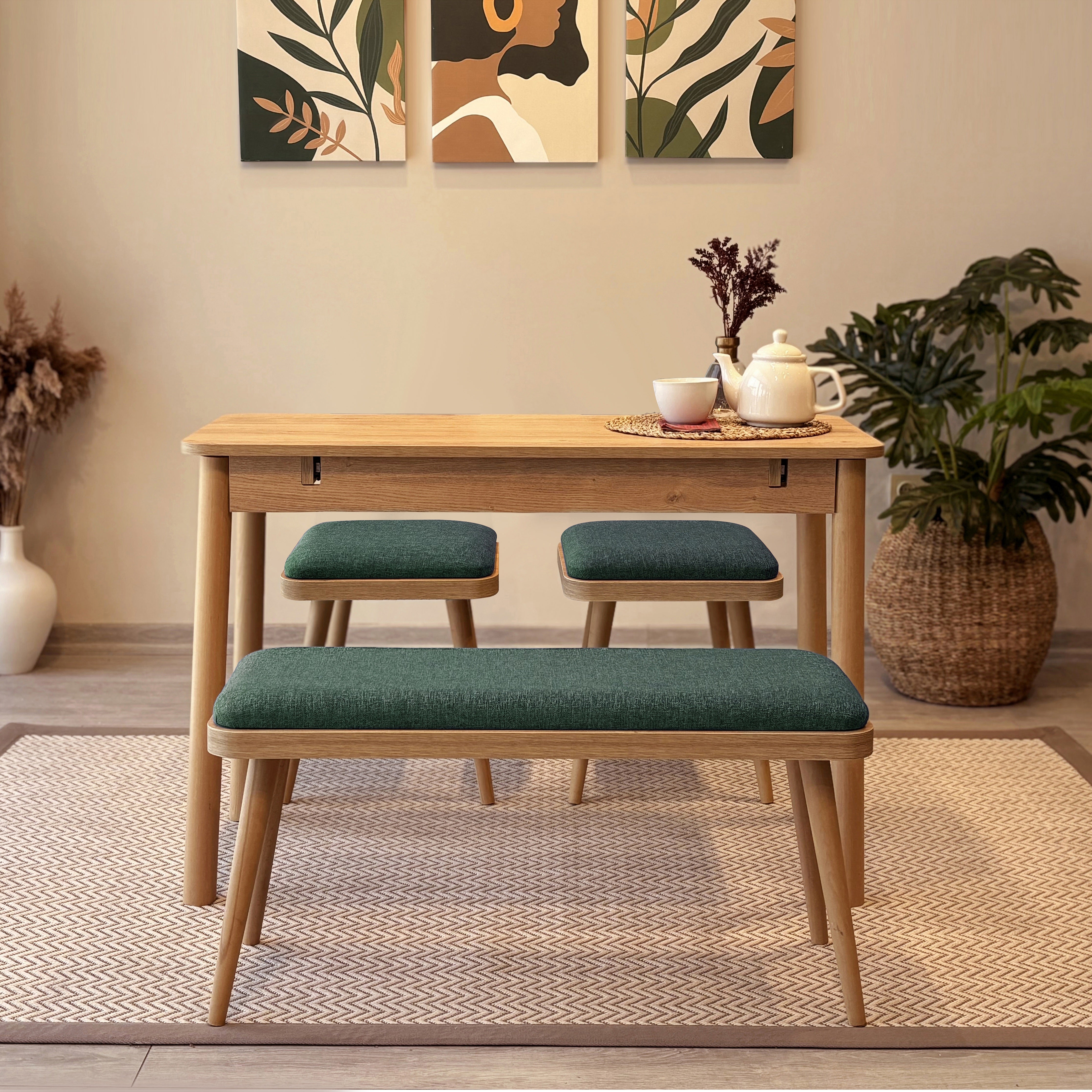 VİNA MİNİ AÇILIR MUTFAK MASA TAKIMI