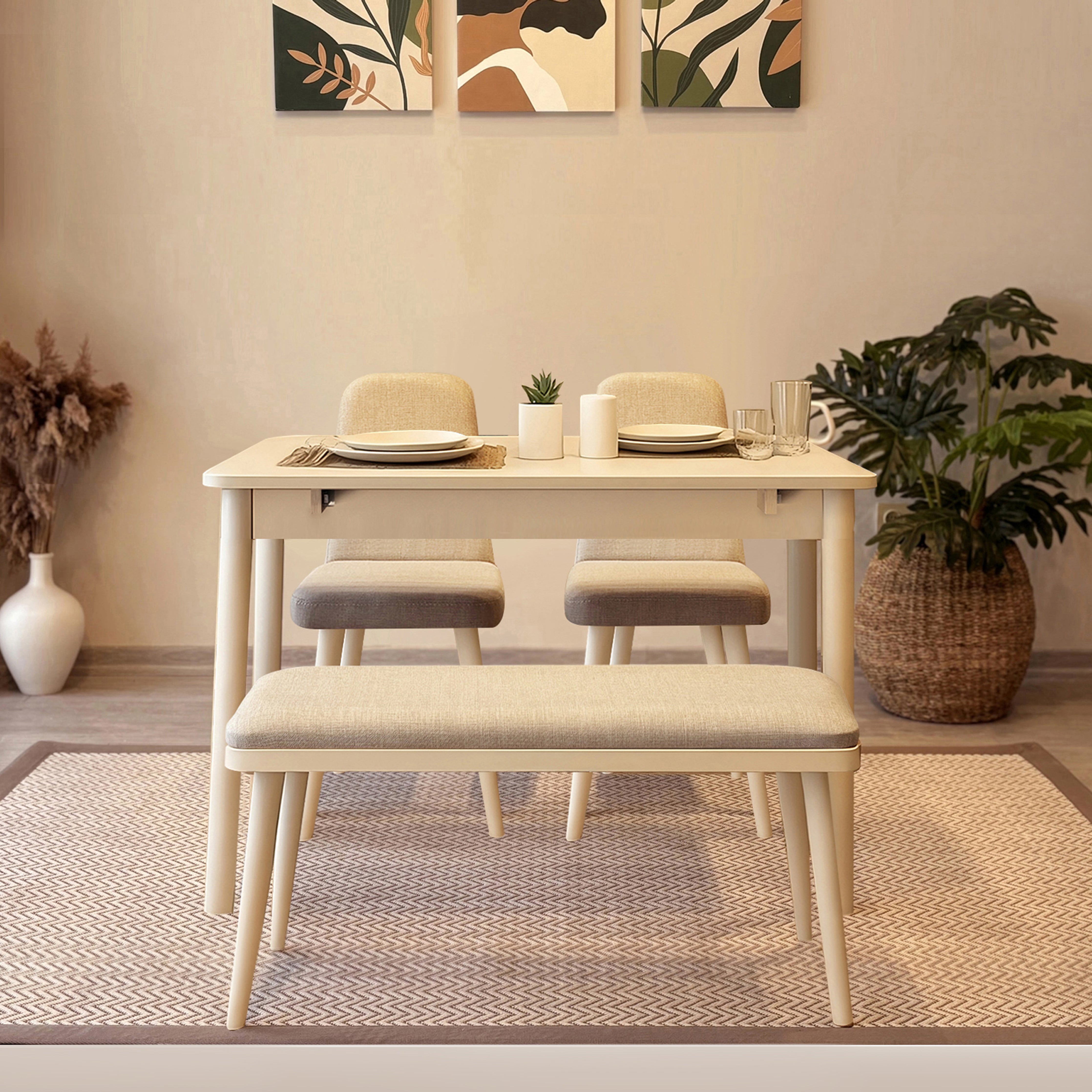 VİNA MİNİ AÇILIR MUTFAK MASA TAKIMI