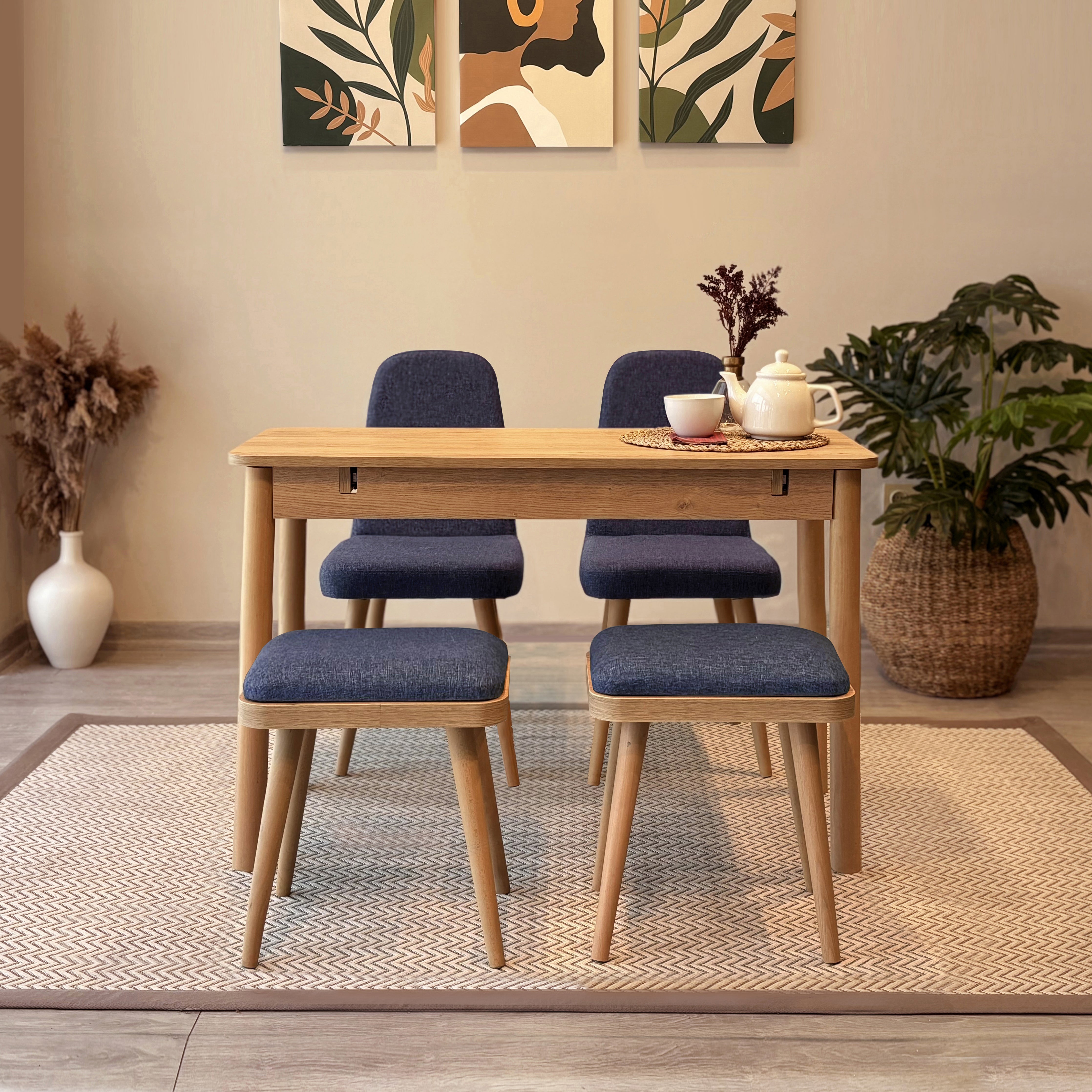 VİNA MİNİ AÇILIR MUTFAK MASA TAKIMI