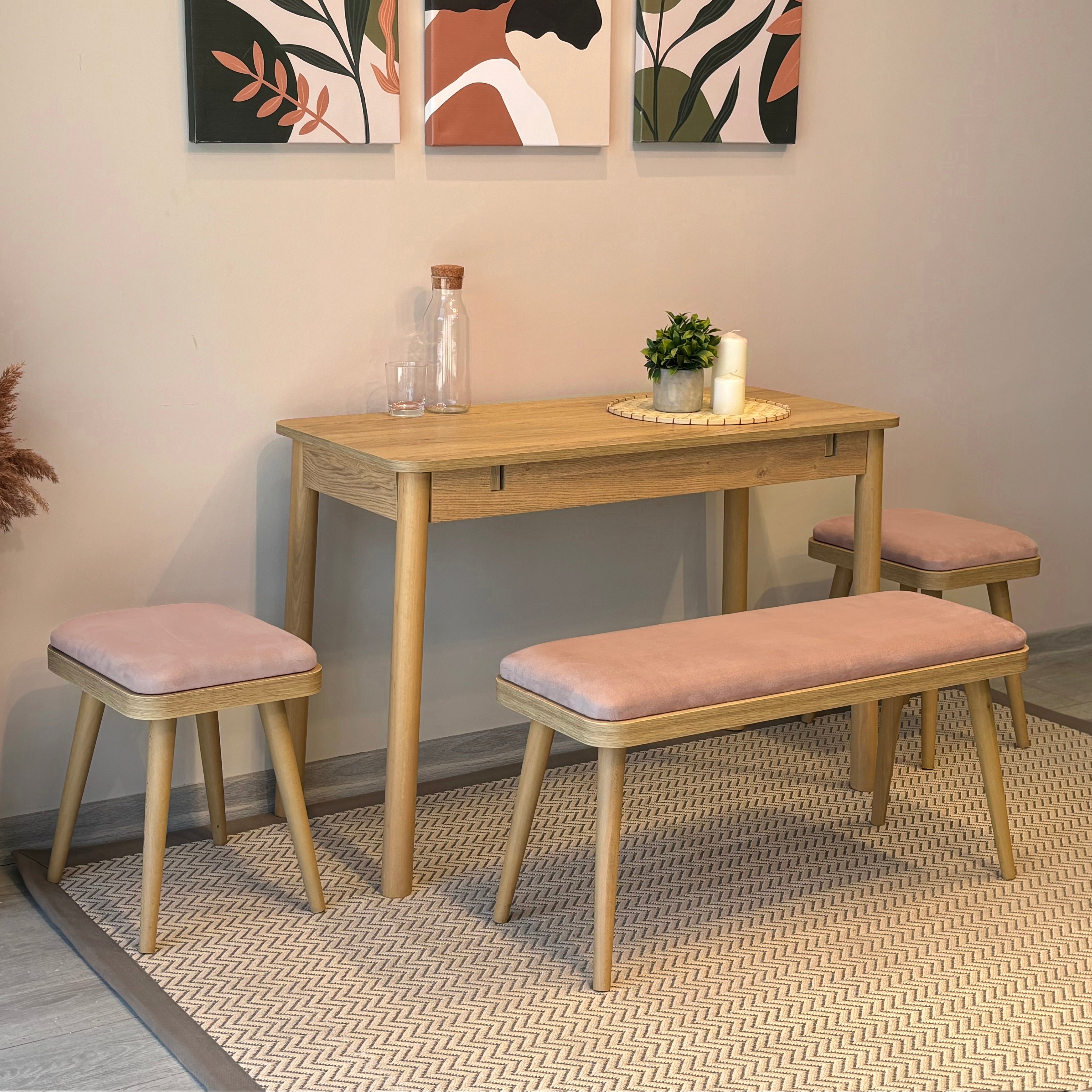 VİNA MİNİ AÇILIR MUTFAK MASA TAKIMI