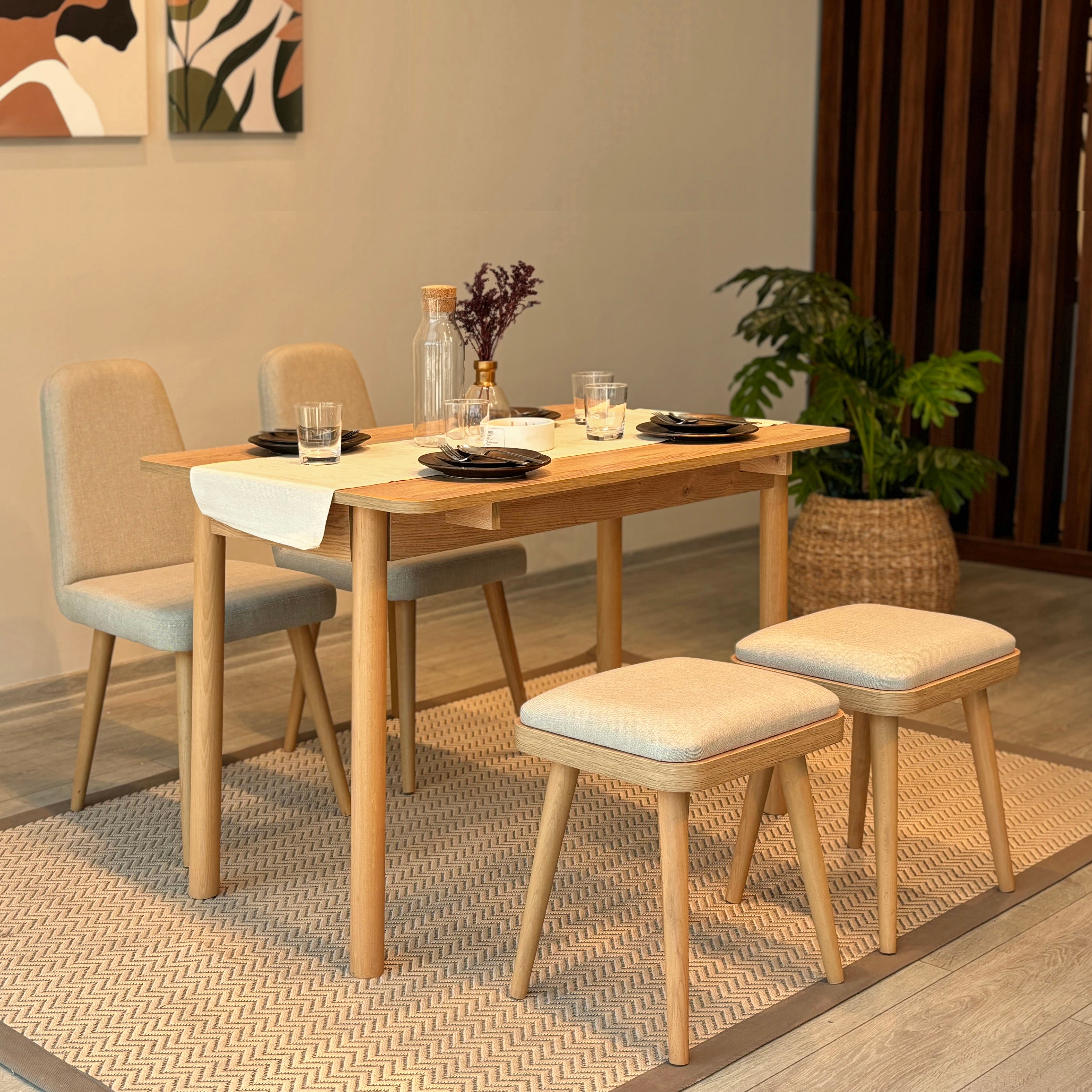 VİNA MİNİ AÇILIR MUTFAK MASA TAKIMI