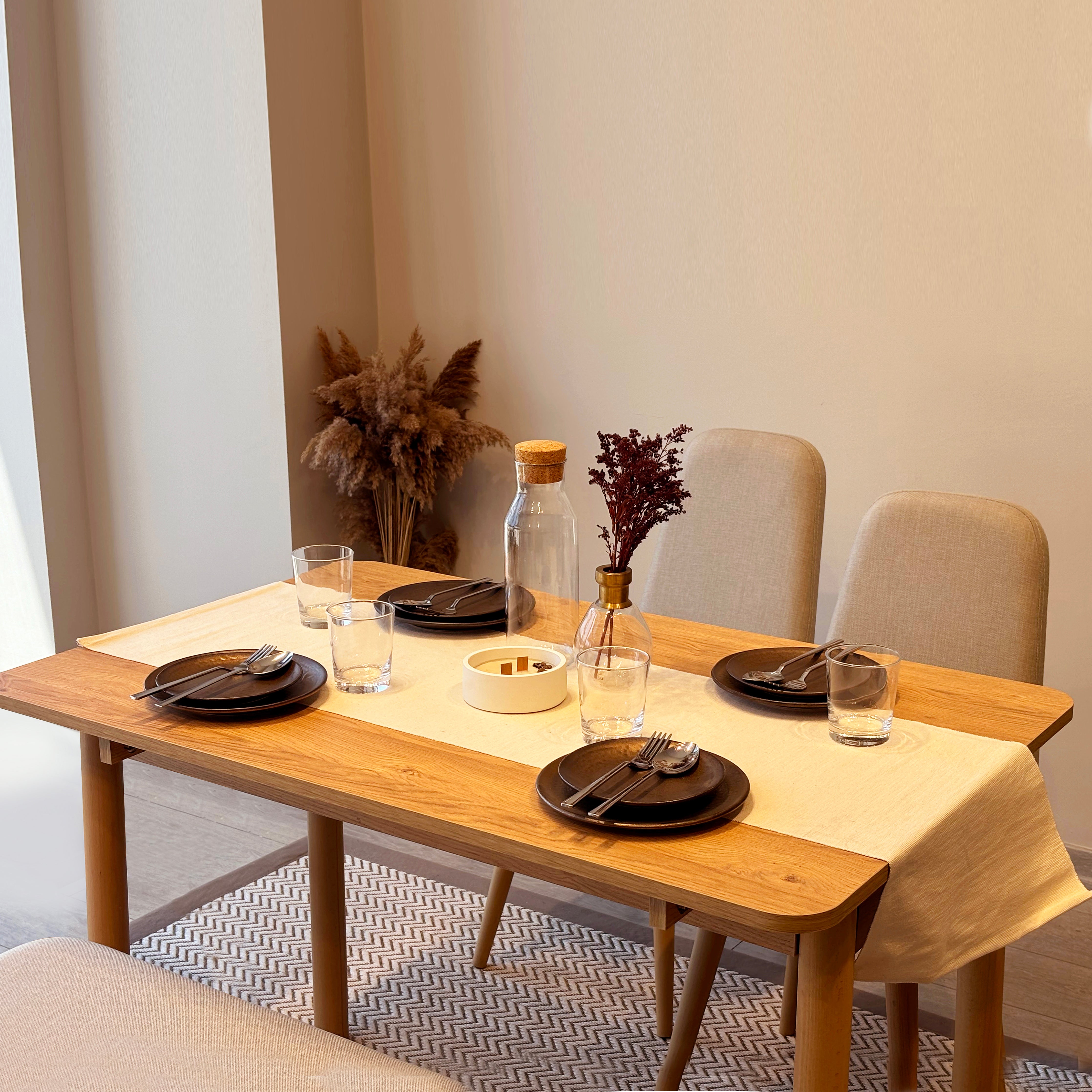 VİNA MİNİ AÇILIR MUTFAK MASA TAKIMI