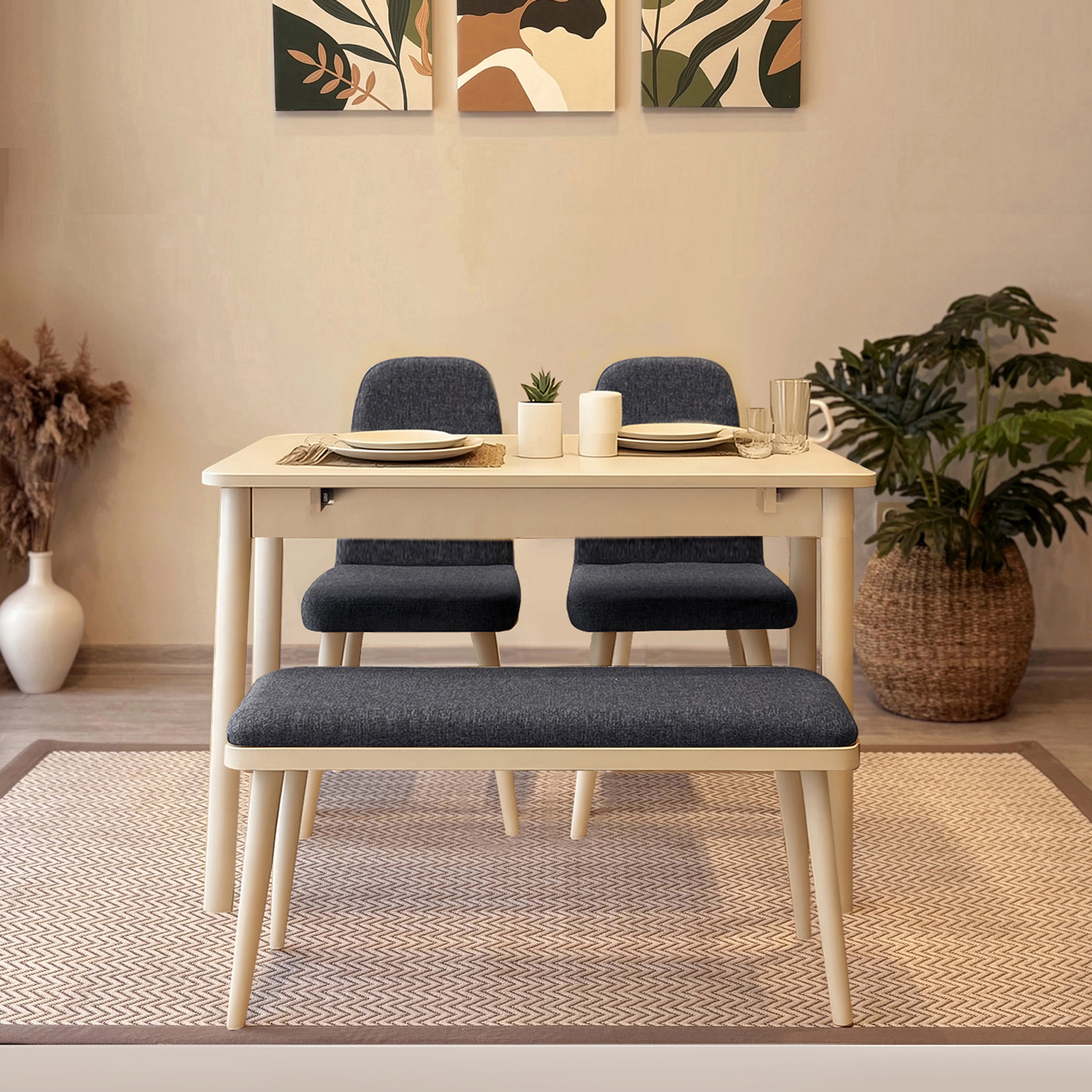 VİNA MİNİ AÇILIR MUTFAK MASA TAKIMI