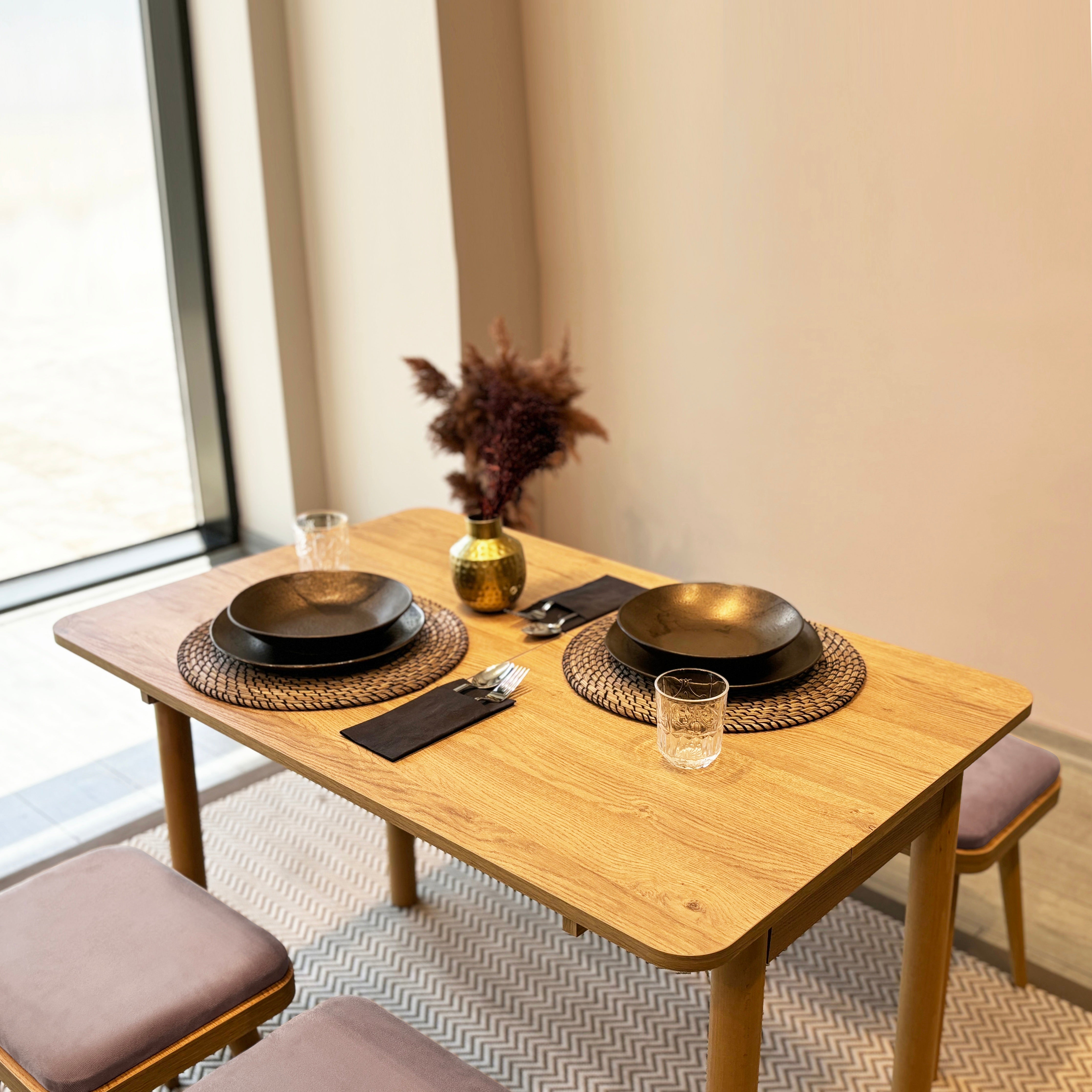 VİNA MİNİ AÇILIR MUTFAK MASA TAKIMI