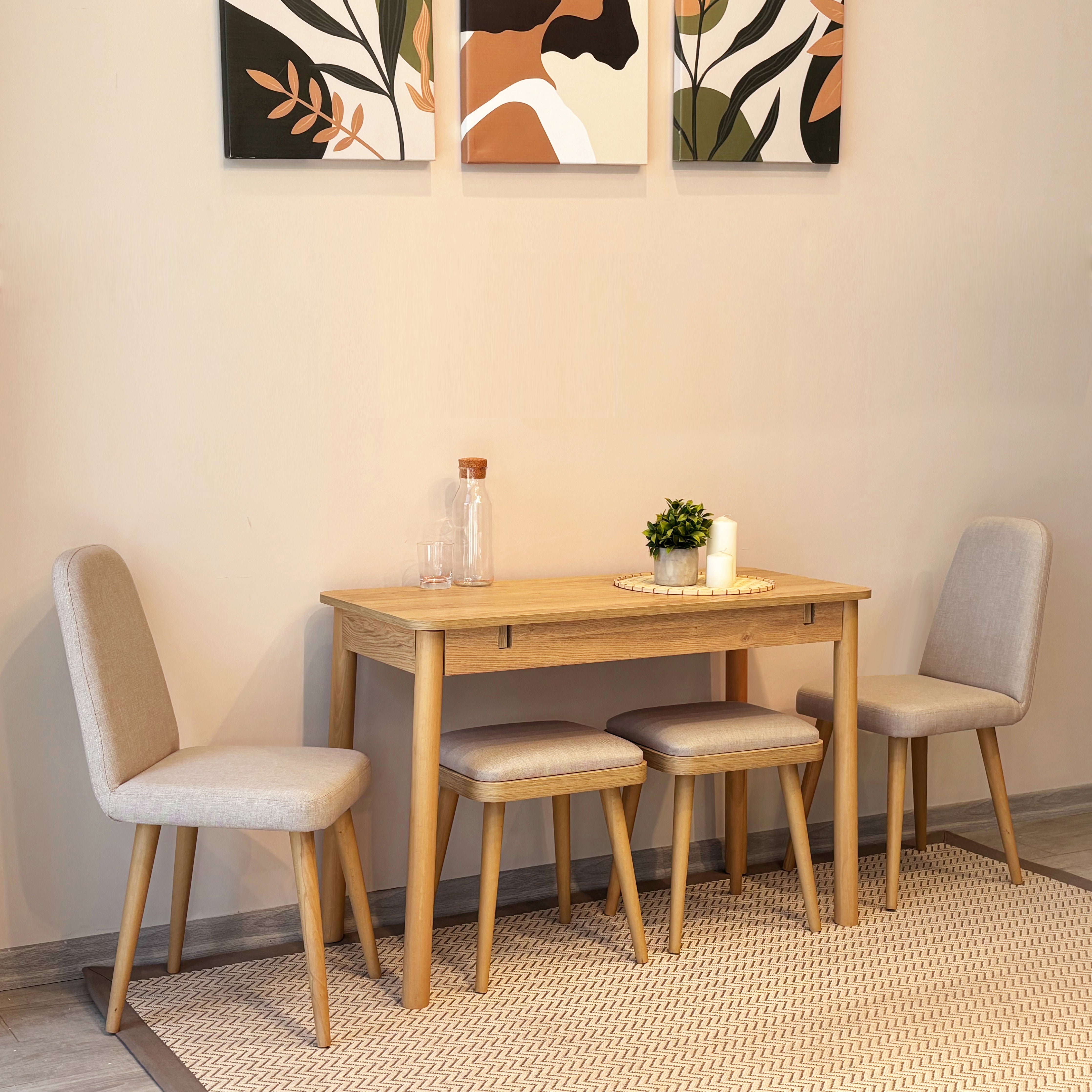 VİNA MİNİ AÇILIR MUTFAK MASA TAKIMI