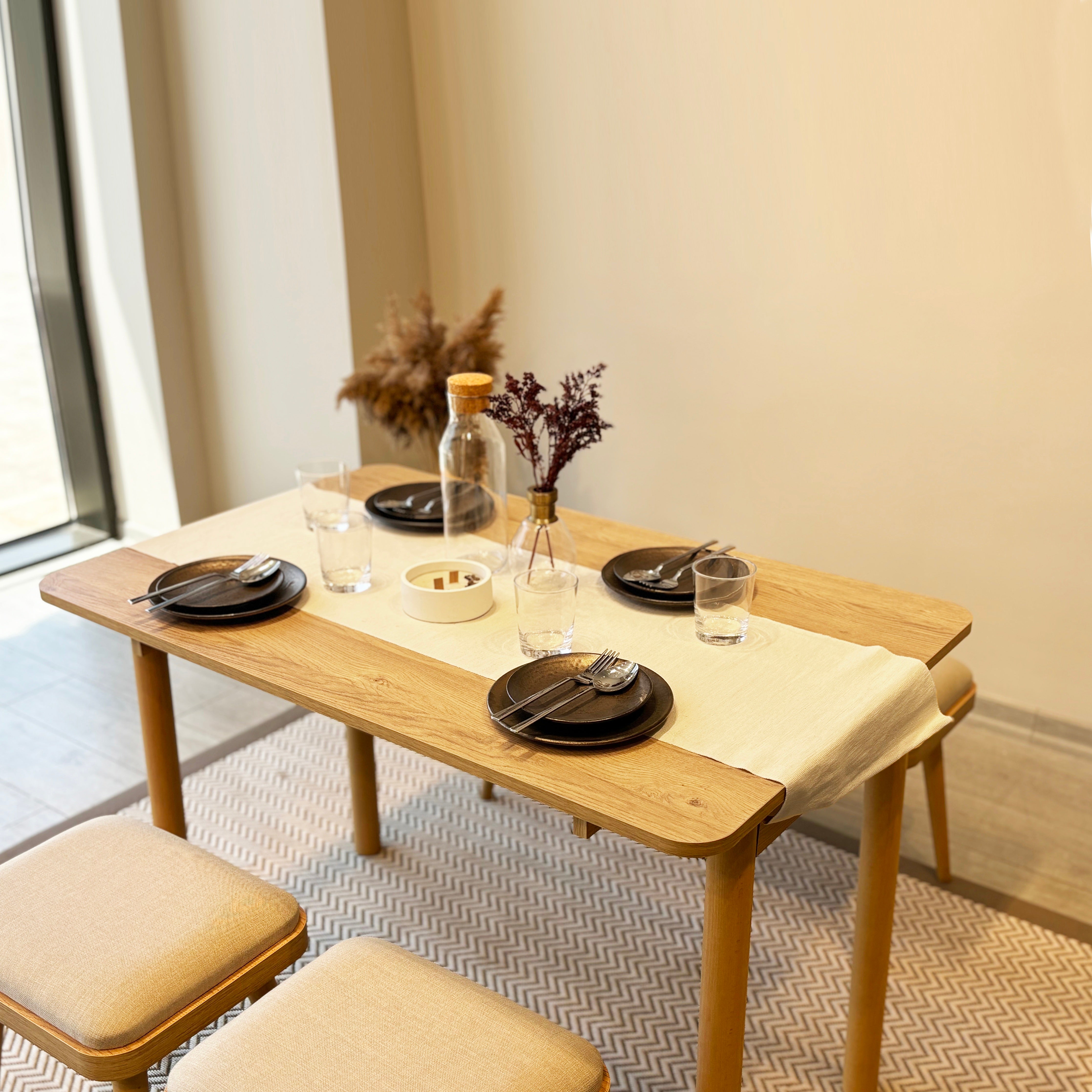 VİNA MİNİ AÇILIR MUTFAK MASA TAKIMI