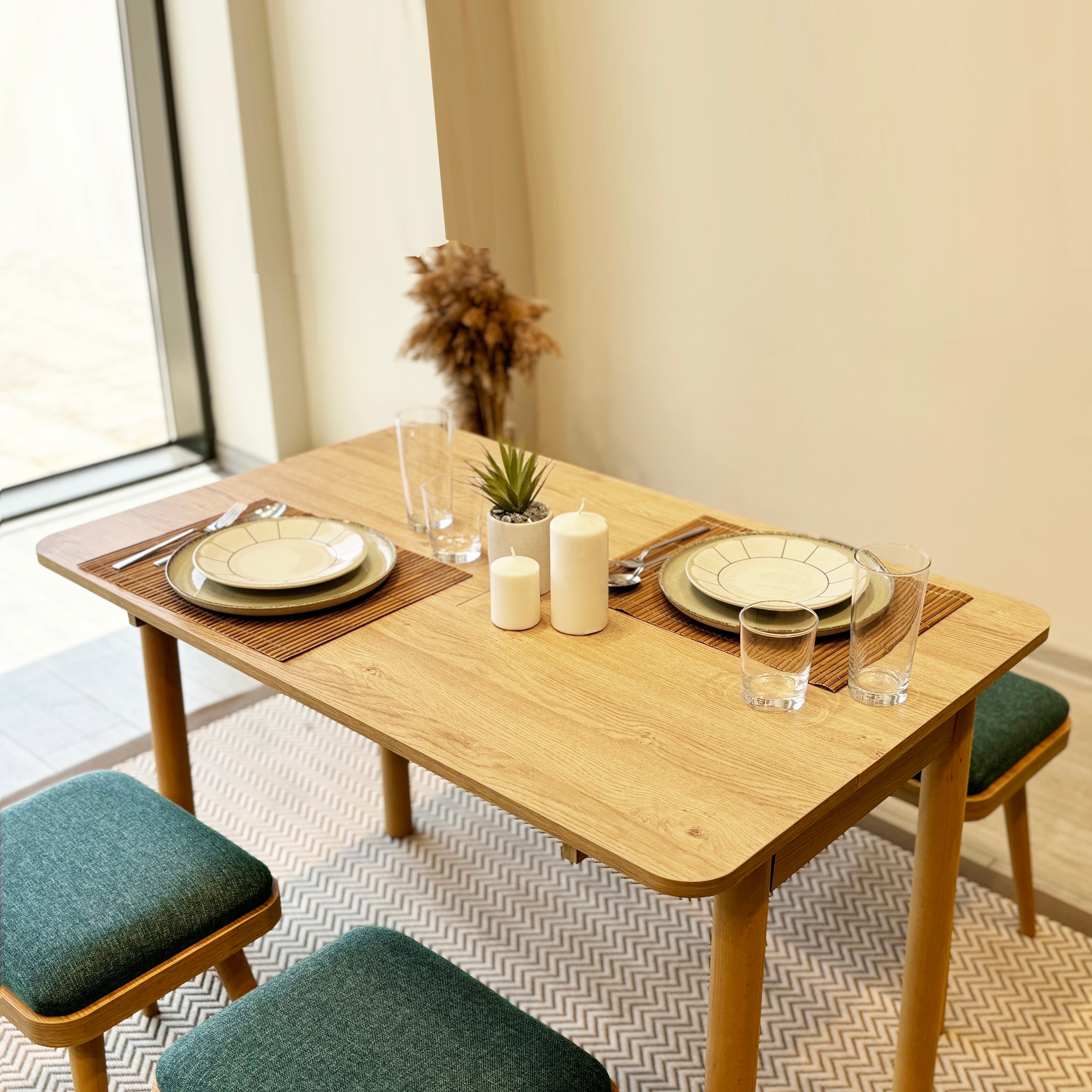 VİNA MİNİ AÇILIR MUTFAK MASA TAKIMI