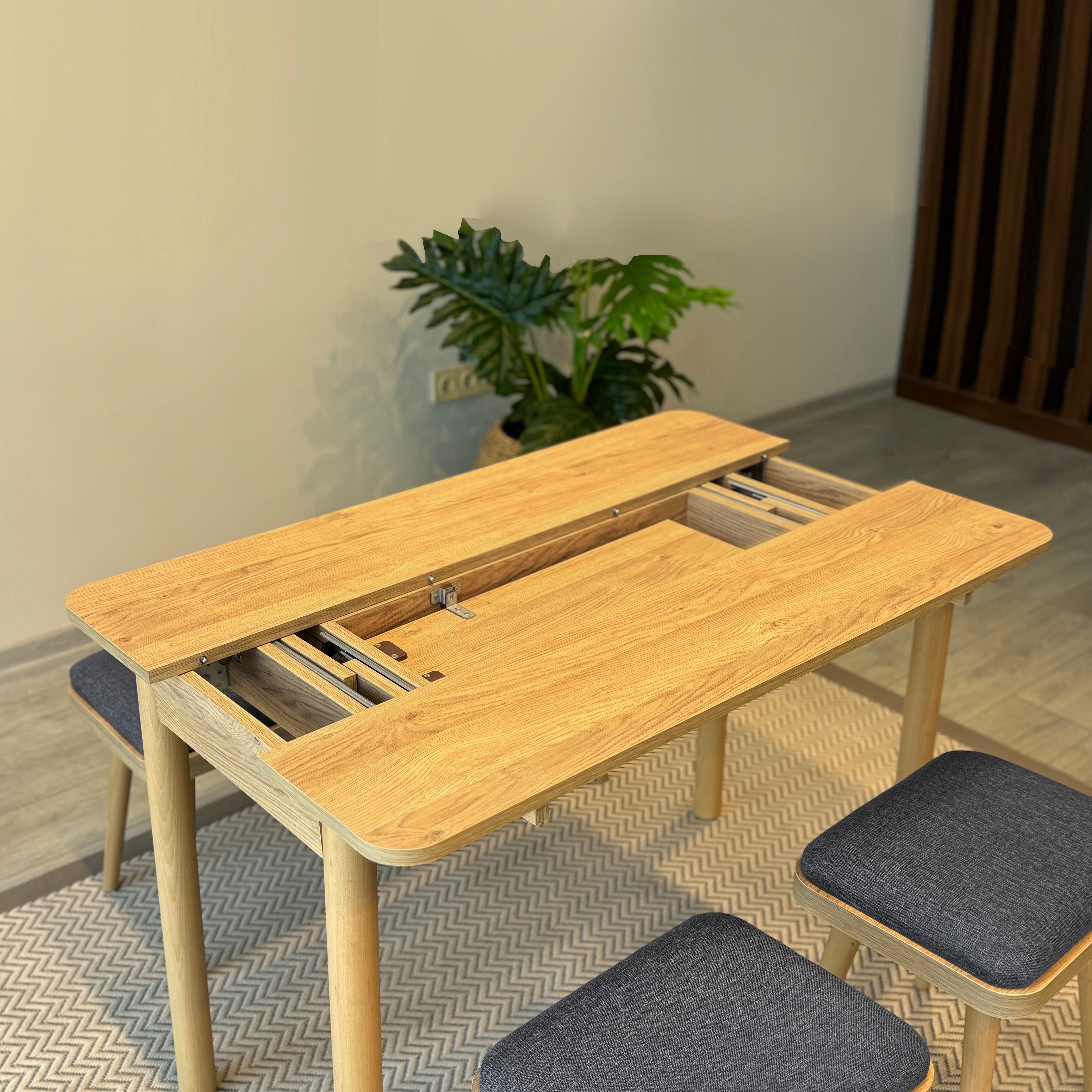 VİNA MİNİ AÇILIR MUTFAK MASA TAKIMI