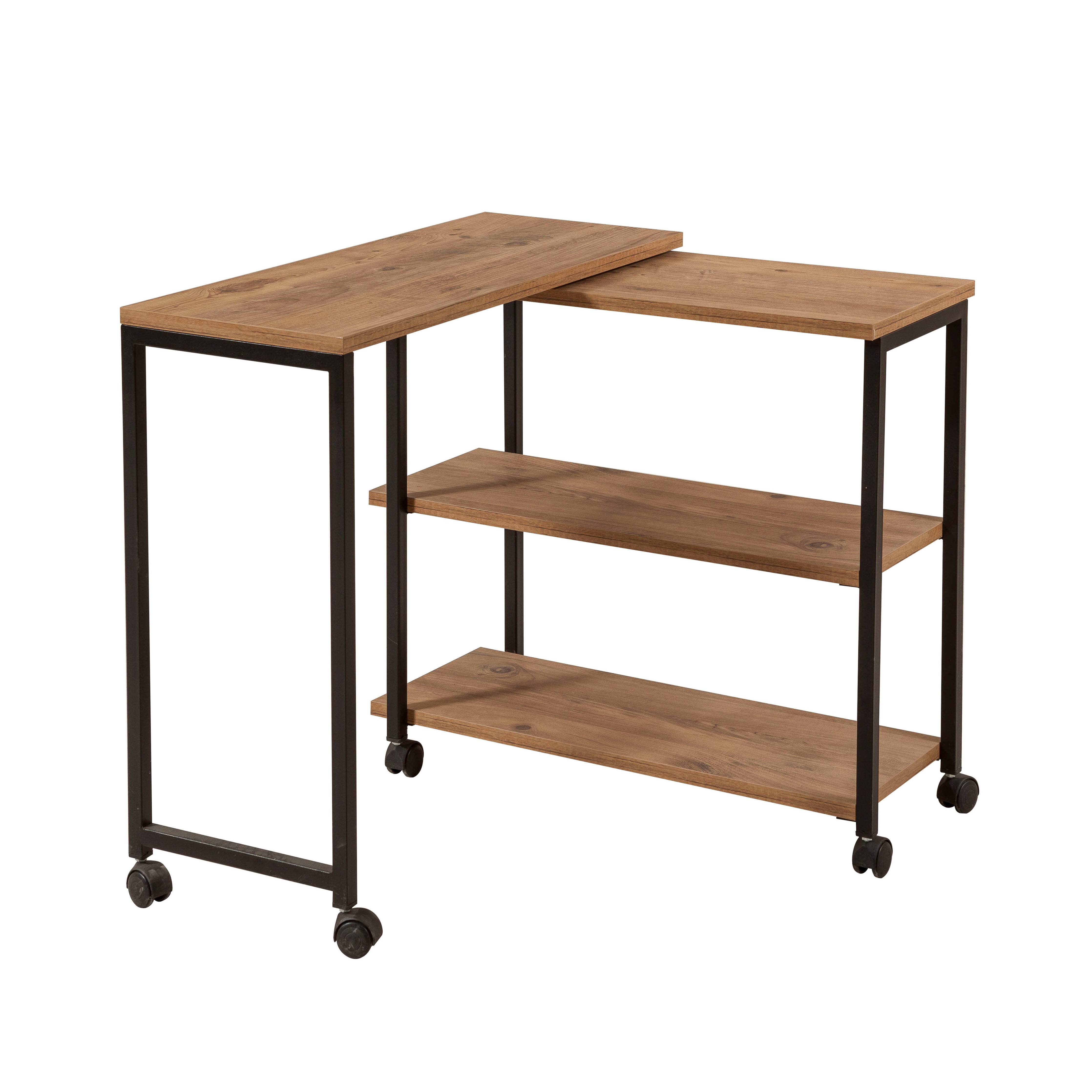 MELİN 360 DERECE DÖNEBİLEN ÇOK AMAÇLI SEHPA ATLANTİK