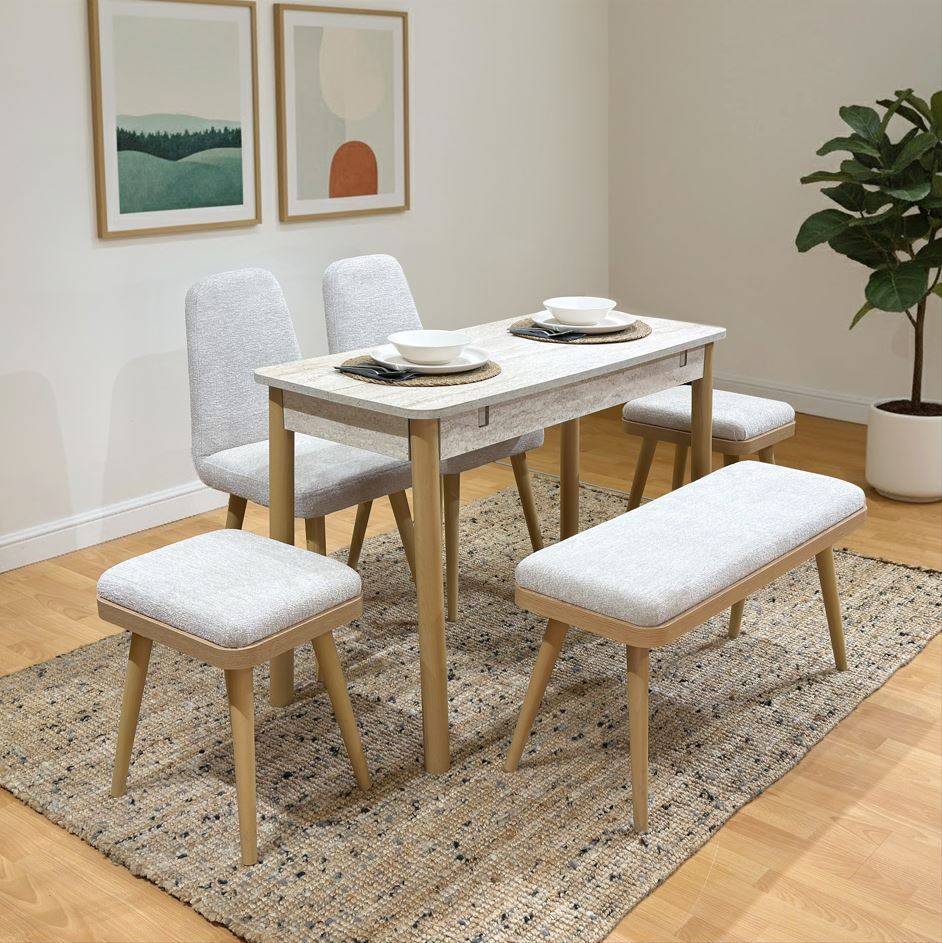 VİNA MİNİ AÇILIR MUTFAK MASA TAKIMI