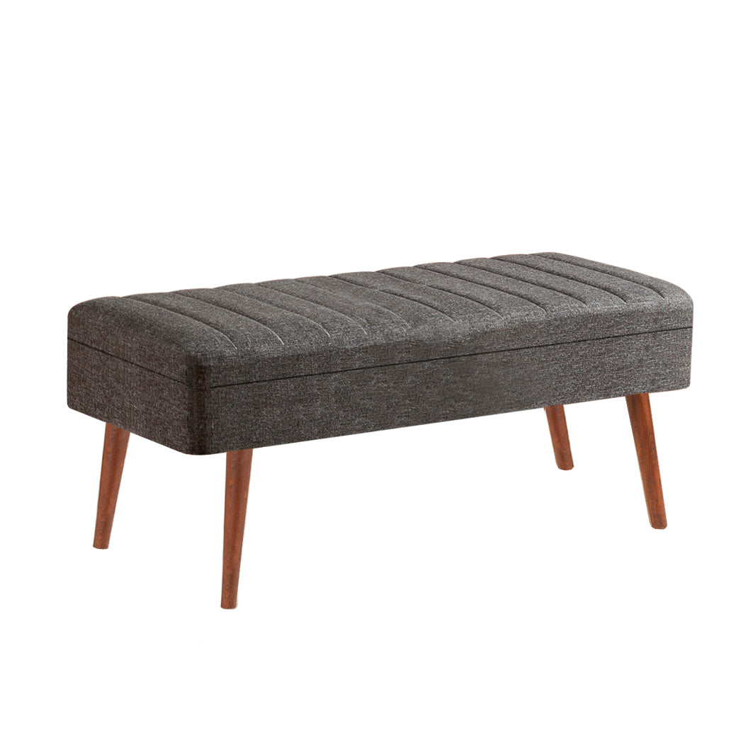 VİNA KUMAŞLI SANDIKLI BENCH CEVİZ