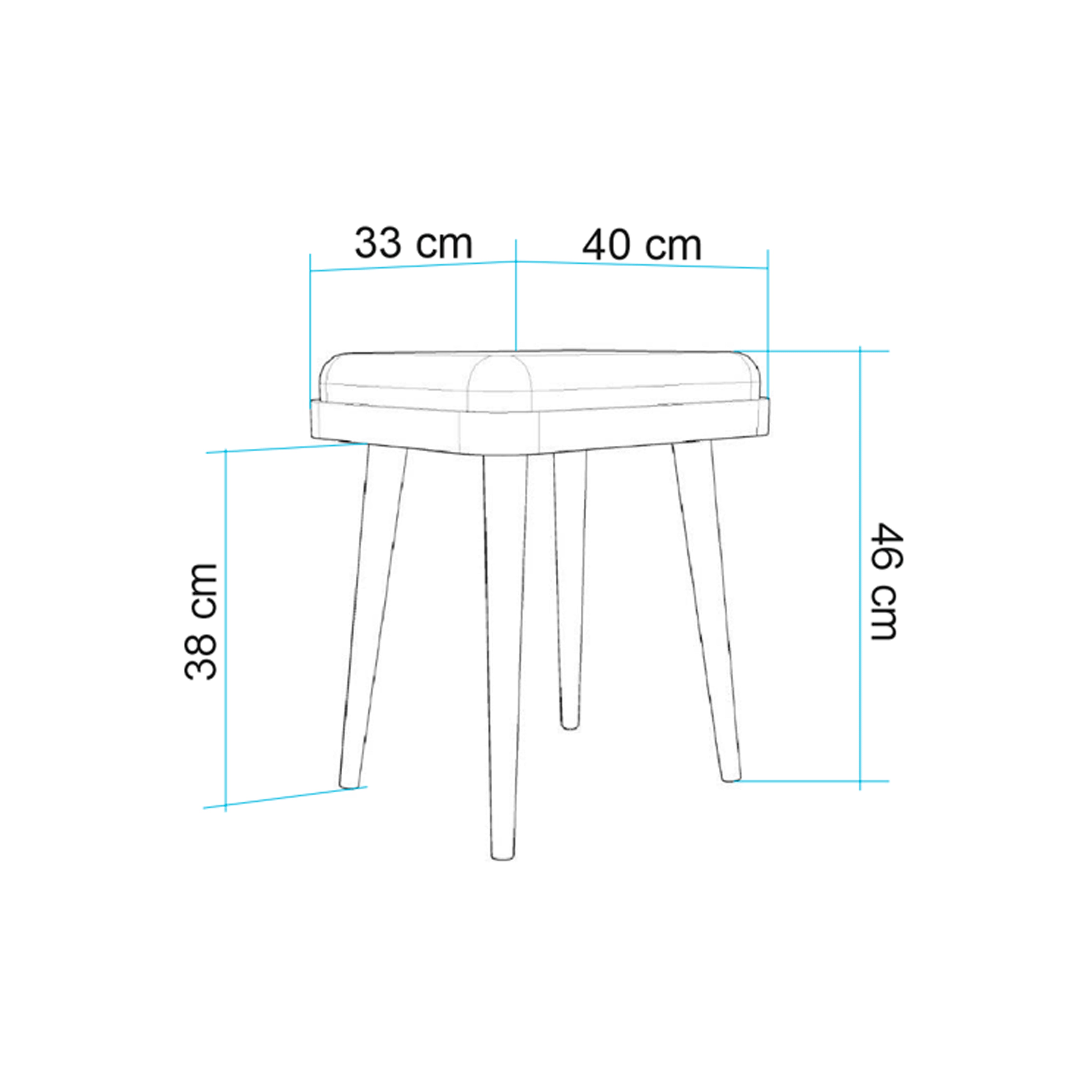 VİNA MİNİ İKİLİ TABURE KARİNA MEŞE