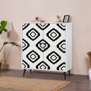 MULTİLÜX BEYAZ DESENLİ LAKE AYAK FAS