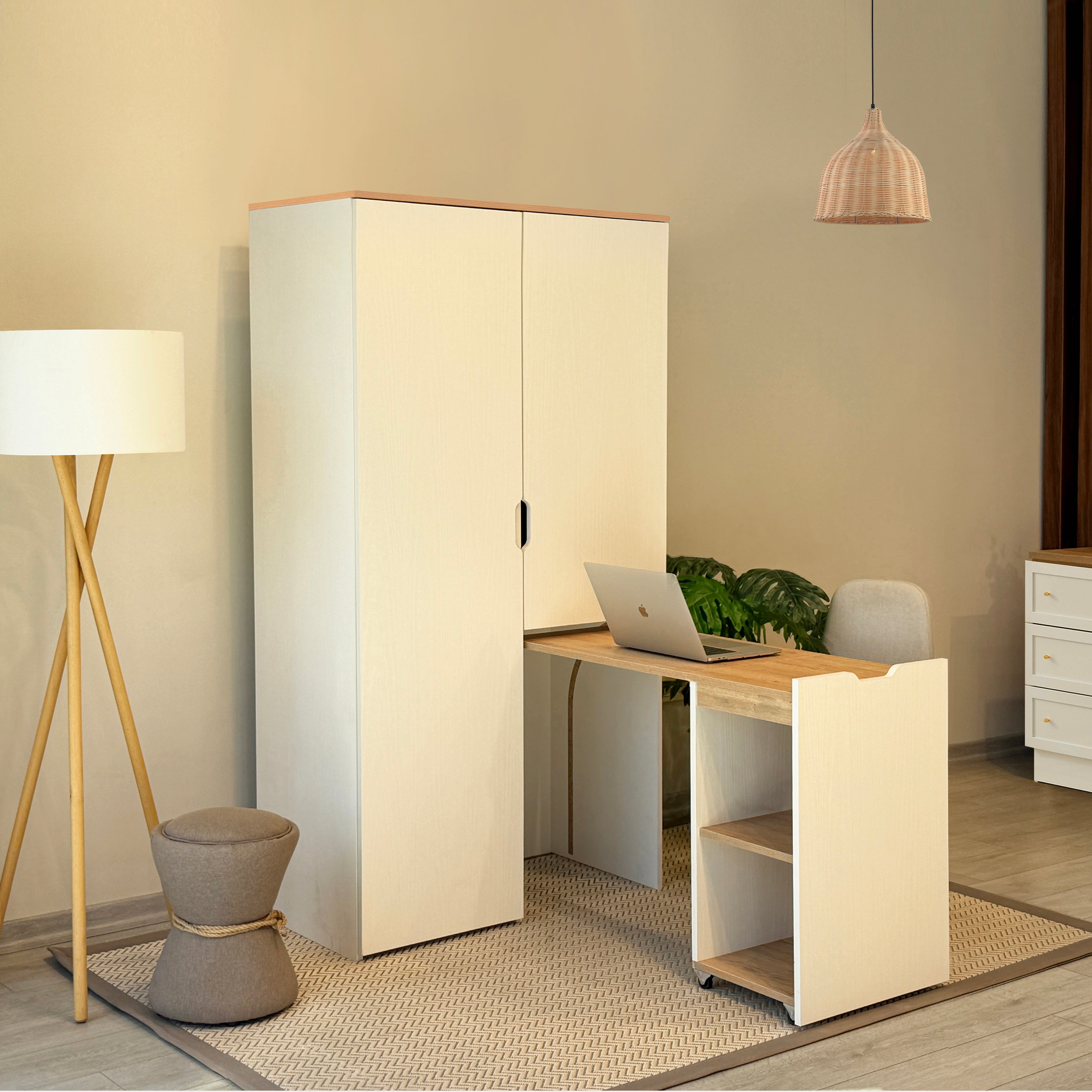 NOVA KATLANABILIR ÇALISMA MASALI GARDIROP KARİNA SEDEF