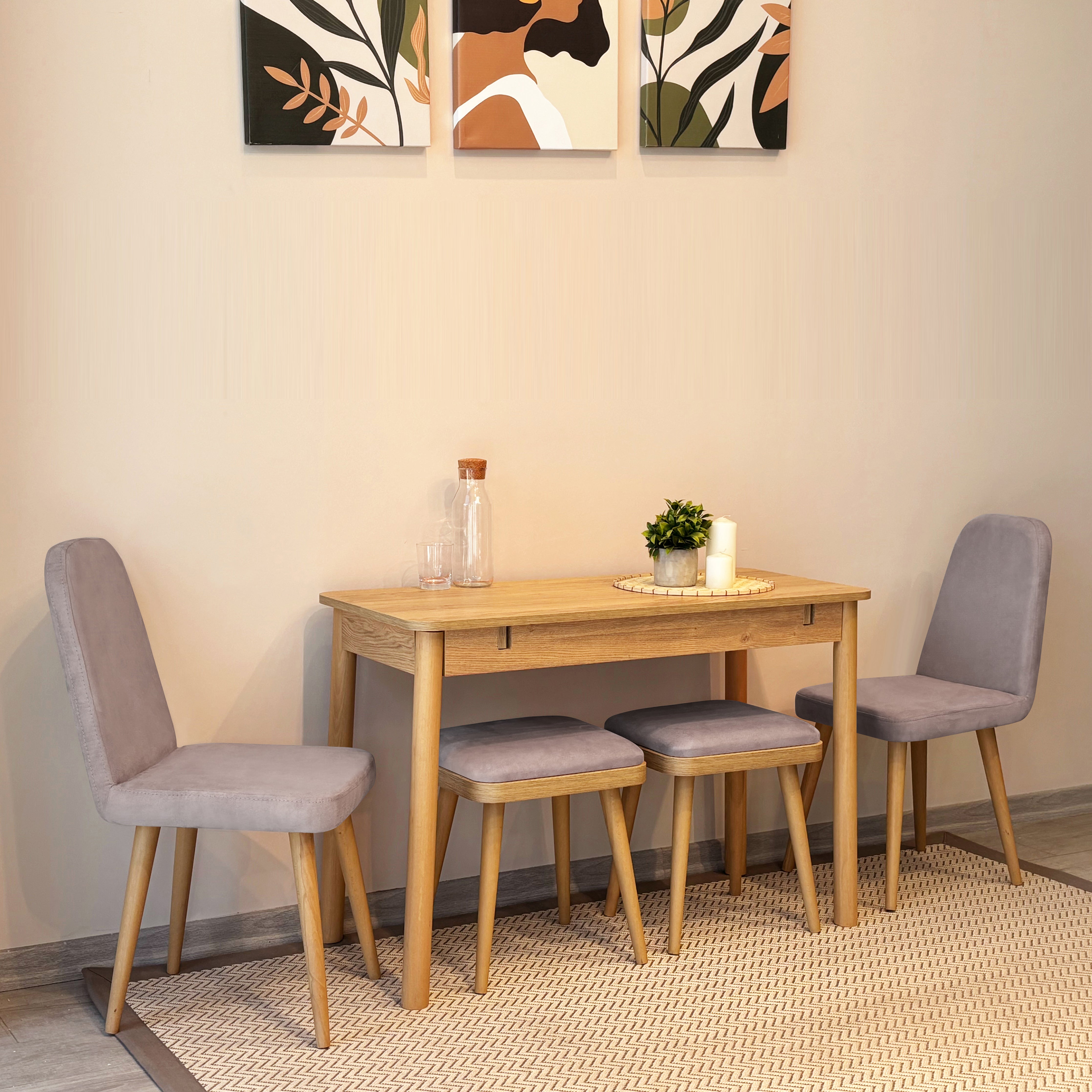 VİNA MİNİ AÇILIR MUTFAK MASA TAKIMI