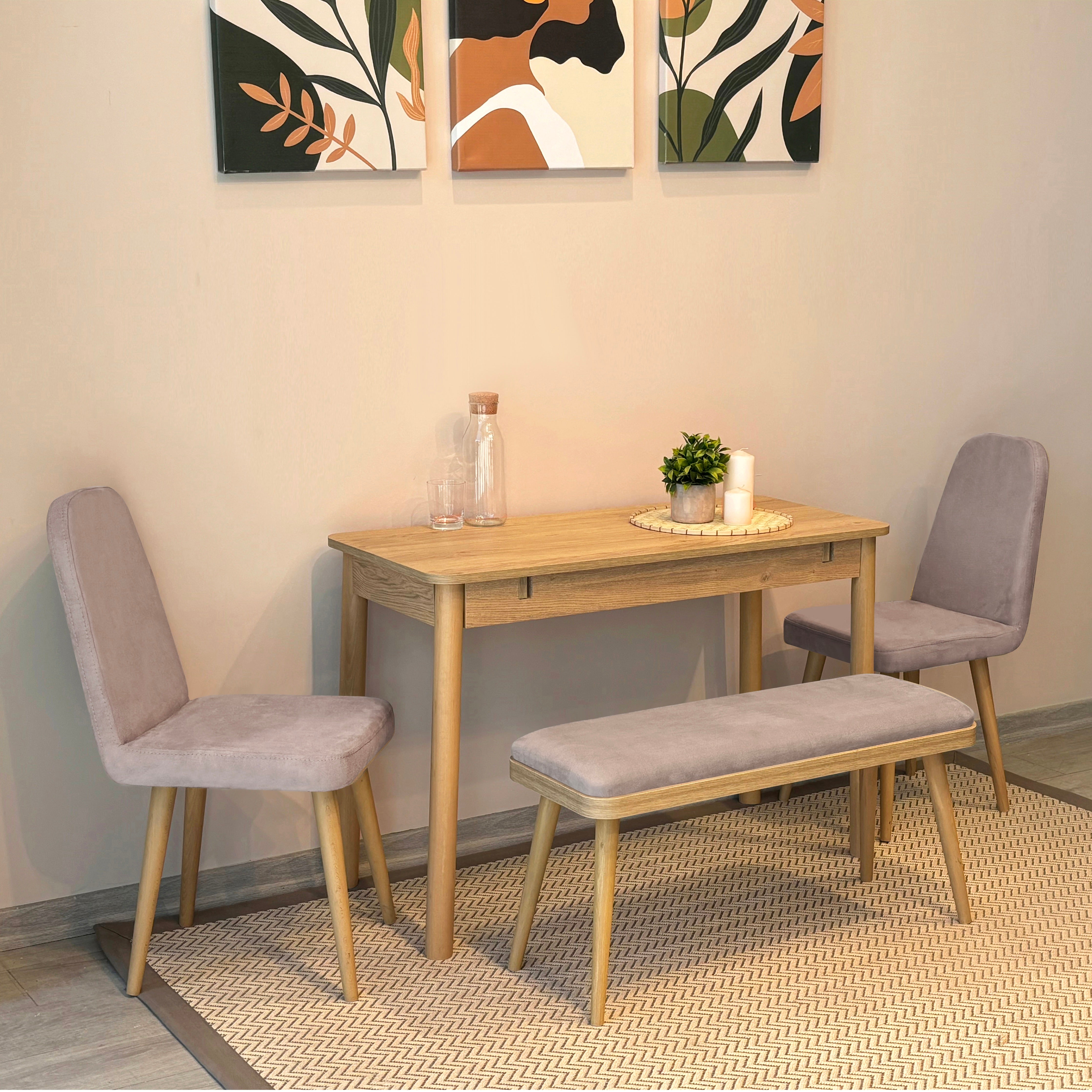 VİNA MİNİ AÇILIR MUTFAK MASA TAKIMI