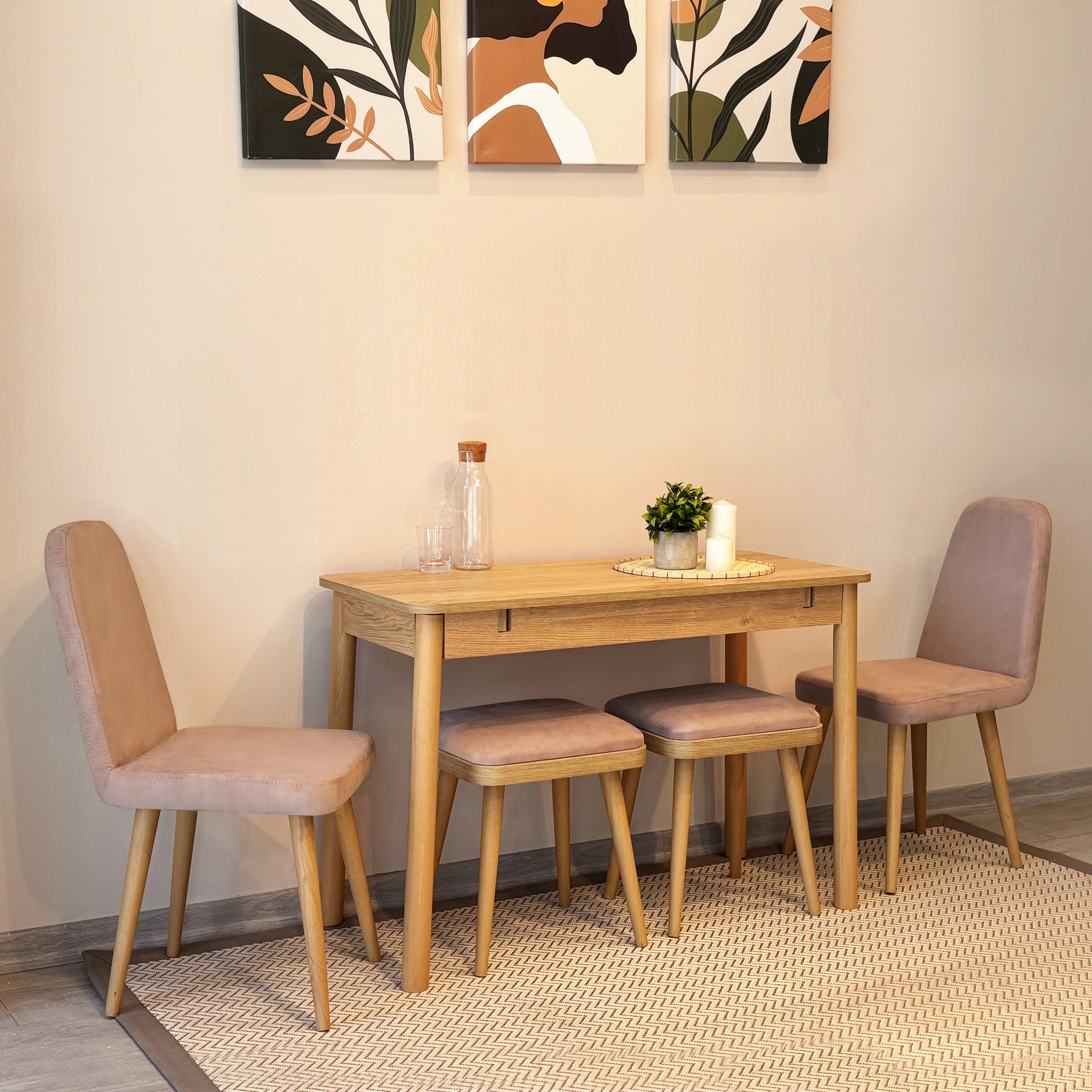 VİNA MİNİ AÇILIR MUTFAK MASA TAKIMI