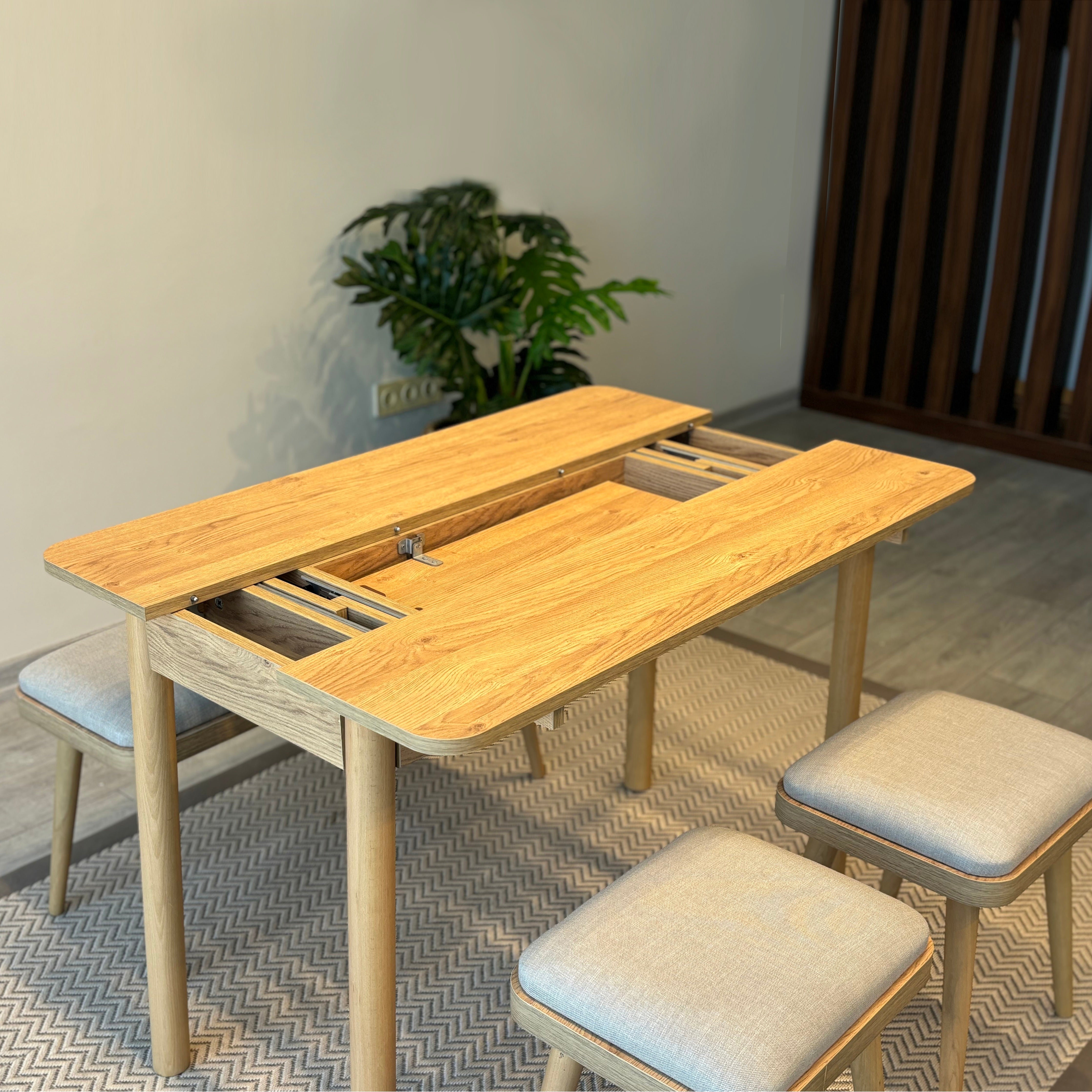 VİNA MİNİ AÇILIR MUTFAK MASA TAKIMI