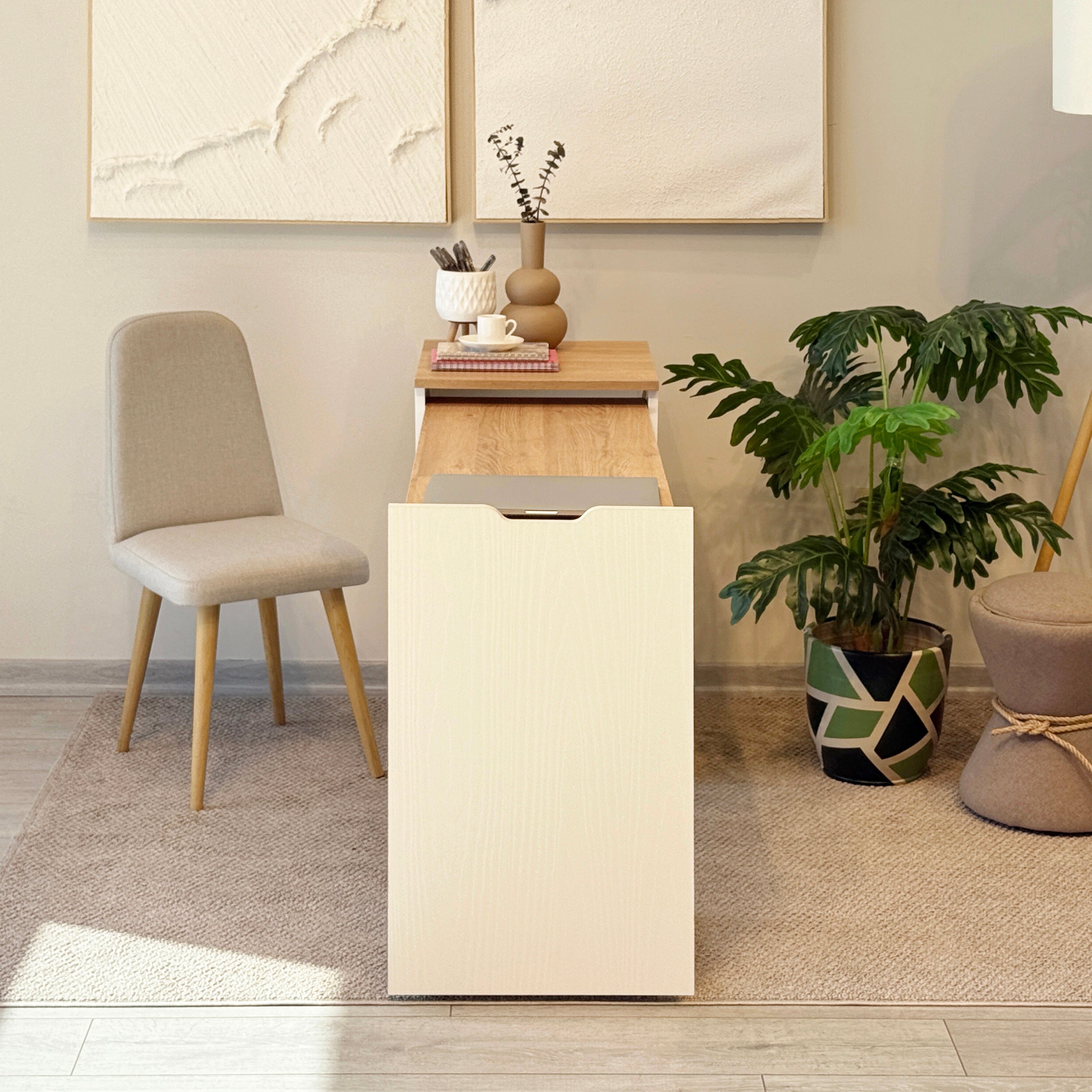 MODULO KATLANABİLİR ÇALISMA MASASI KARİNA SEDEF