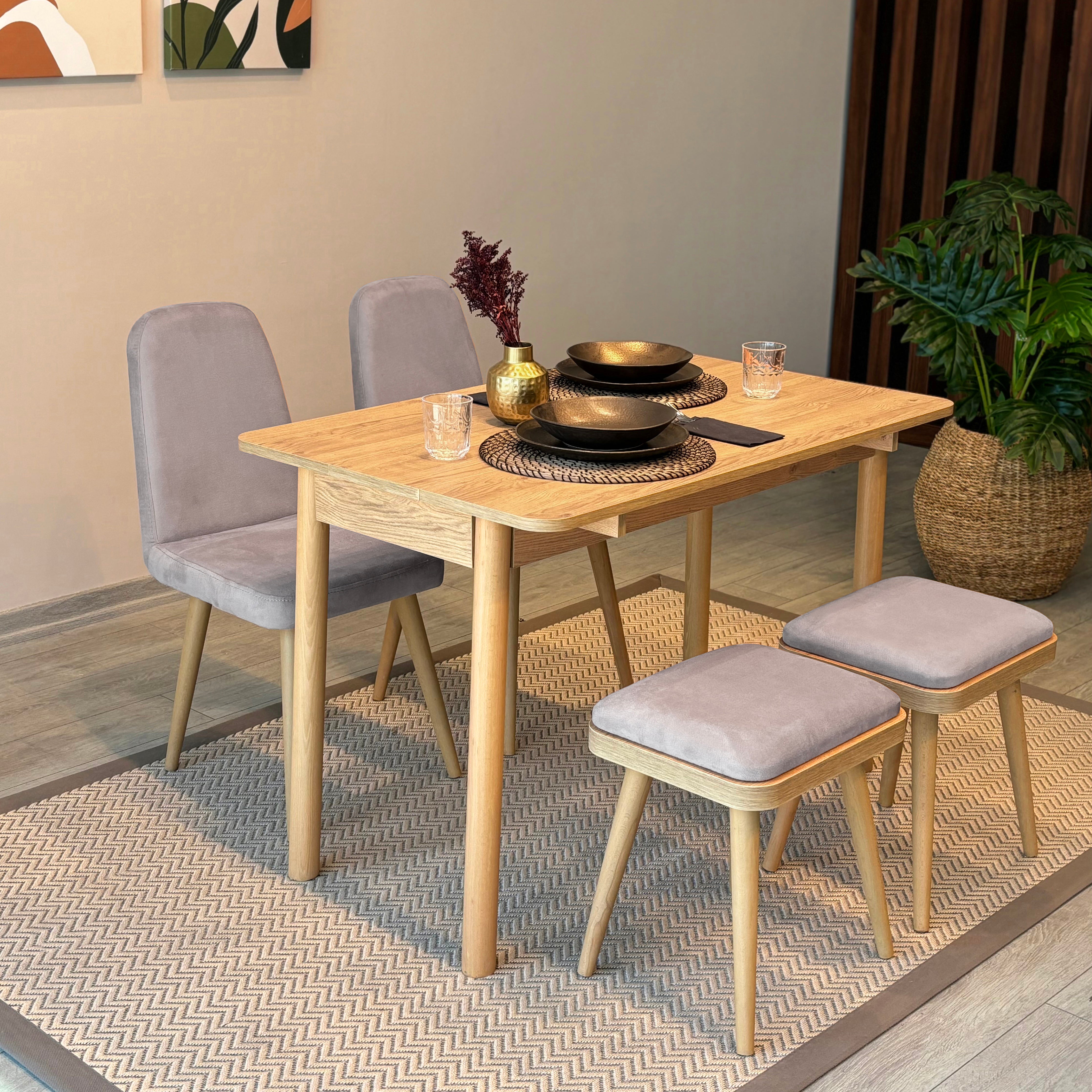 VİNA MİNİ AÇILIR MUTFAK MASA TAKIMI