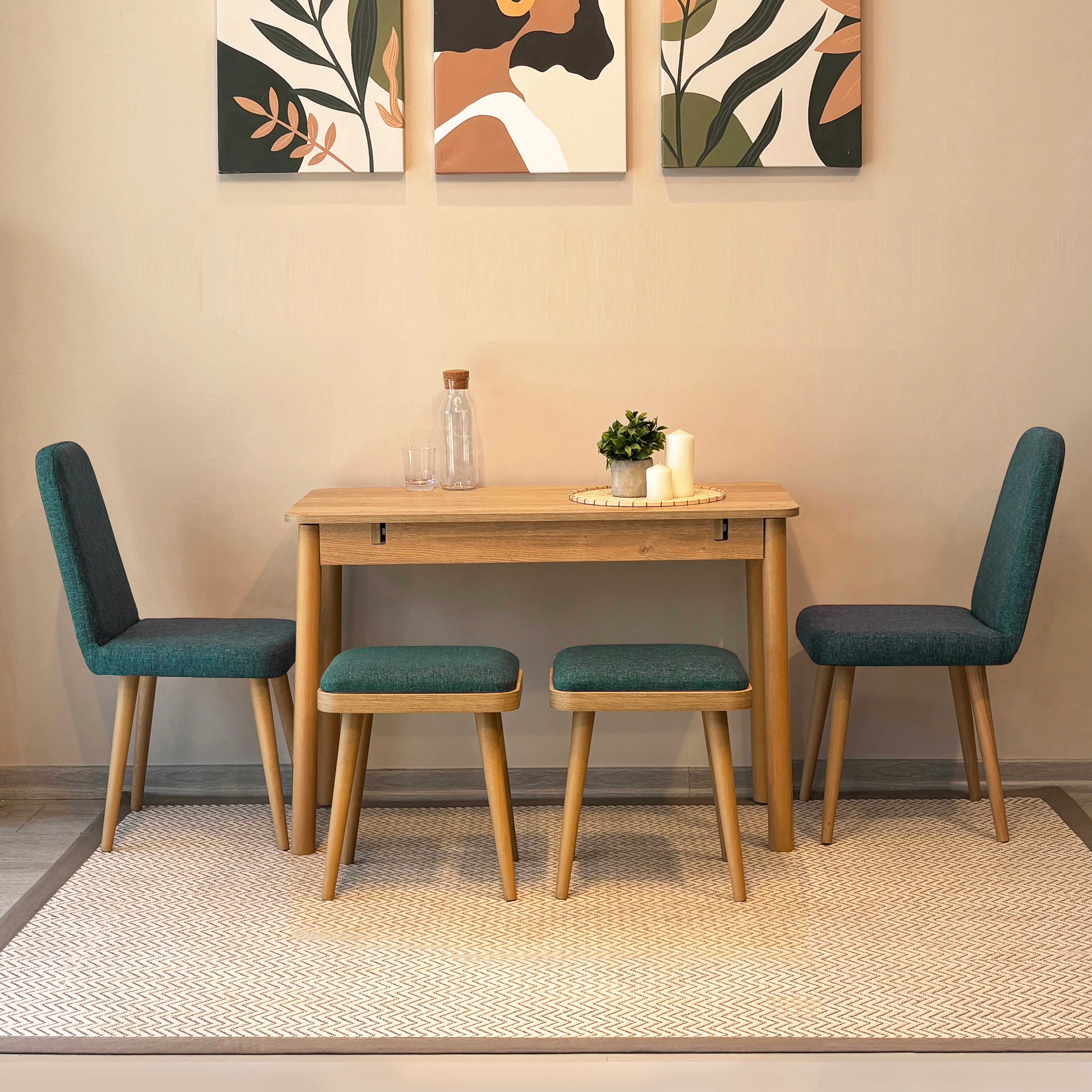 VİNA MİNİ AÇILIR MUTFAK MASA TAKIMI