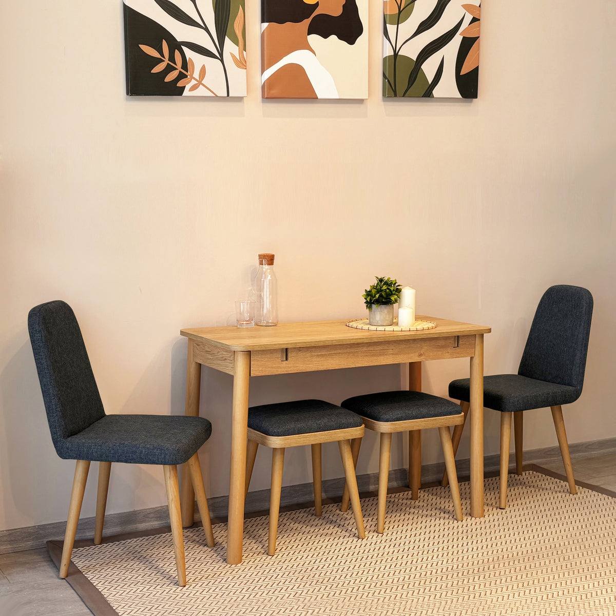 VİNA MİNİ AÇILIR MUTFAK MASA TAKIMI – UVI COLLECTION