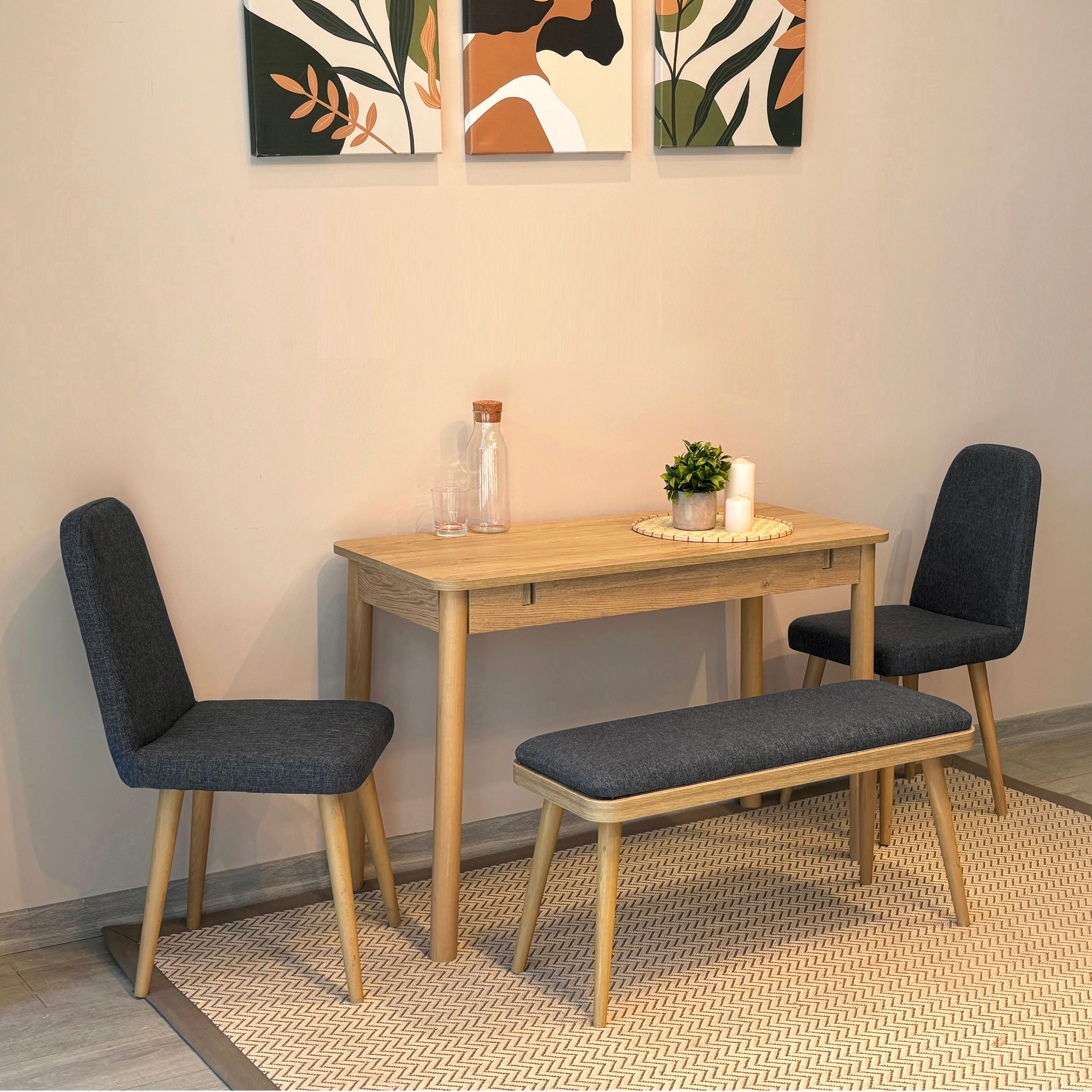 VİNA MİNİ AÇILIR MUTFAK MASA TAKIMI