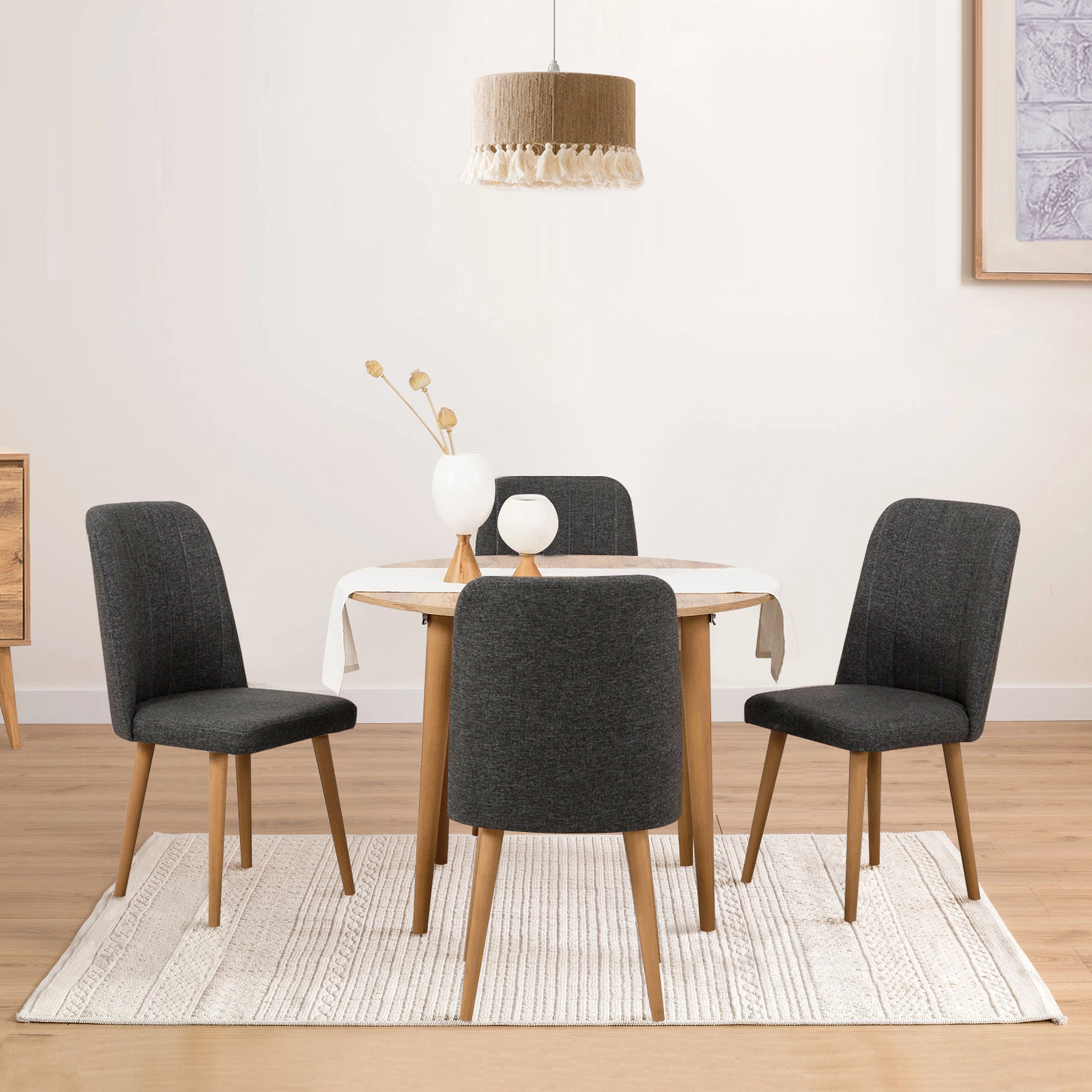 VİNA AÇILIR YUVARLAK MUTFAK MASA TAKIMI