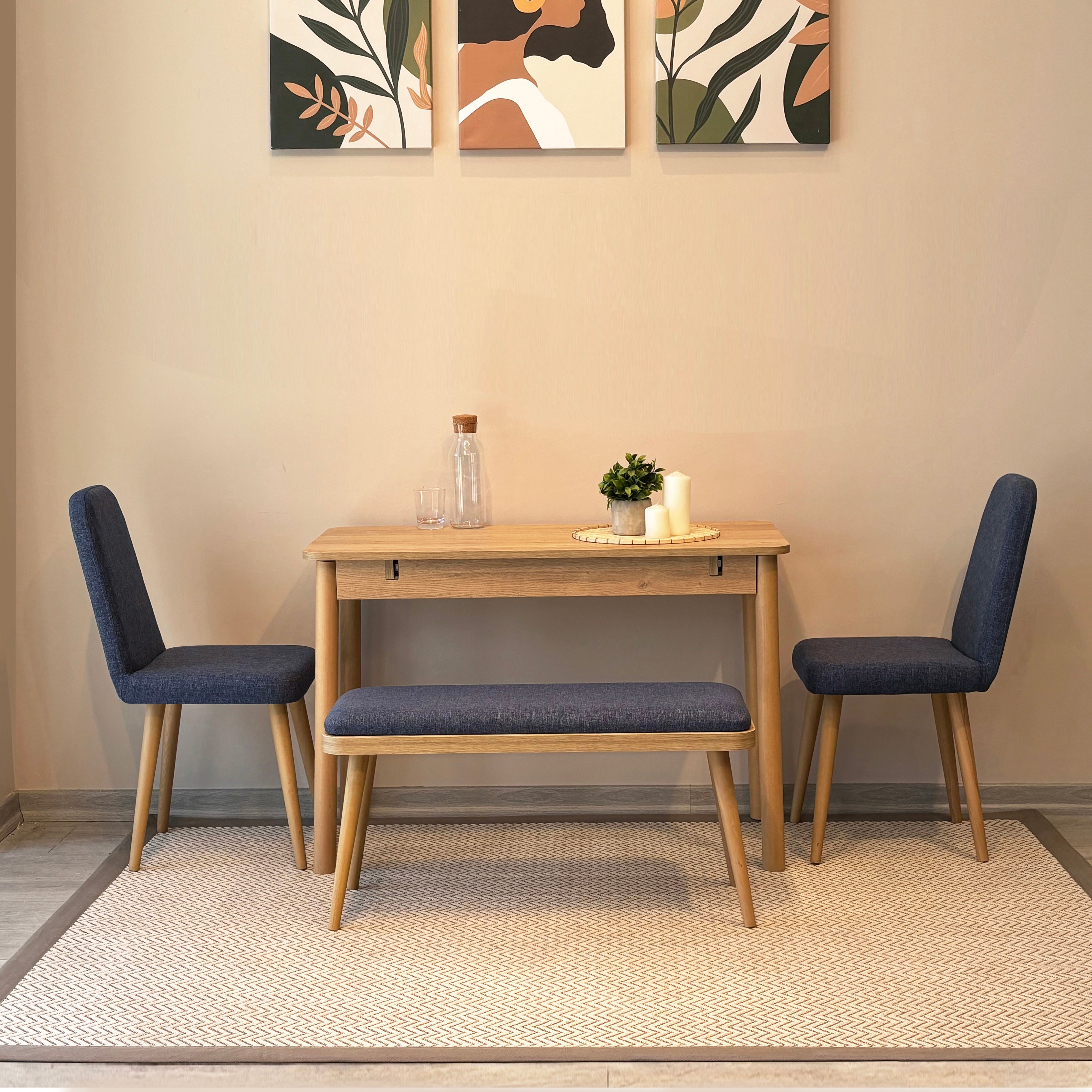 VİNA MİNİ AÇILIR MUTFAK MASA TAKIMI