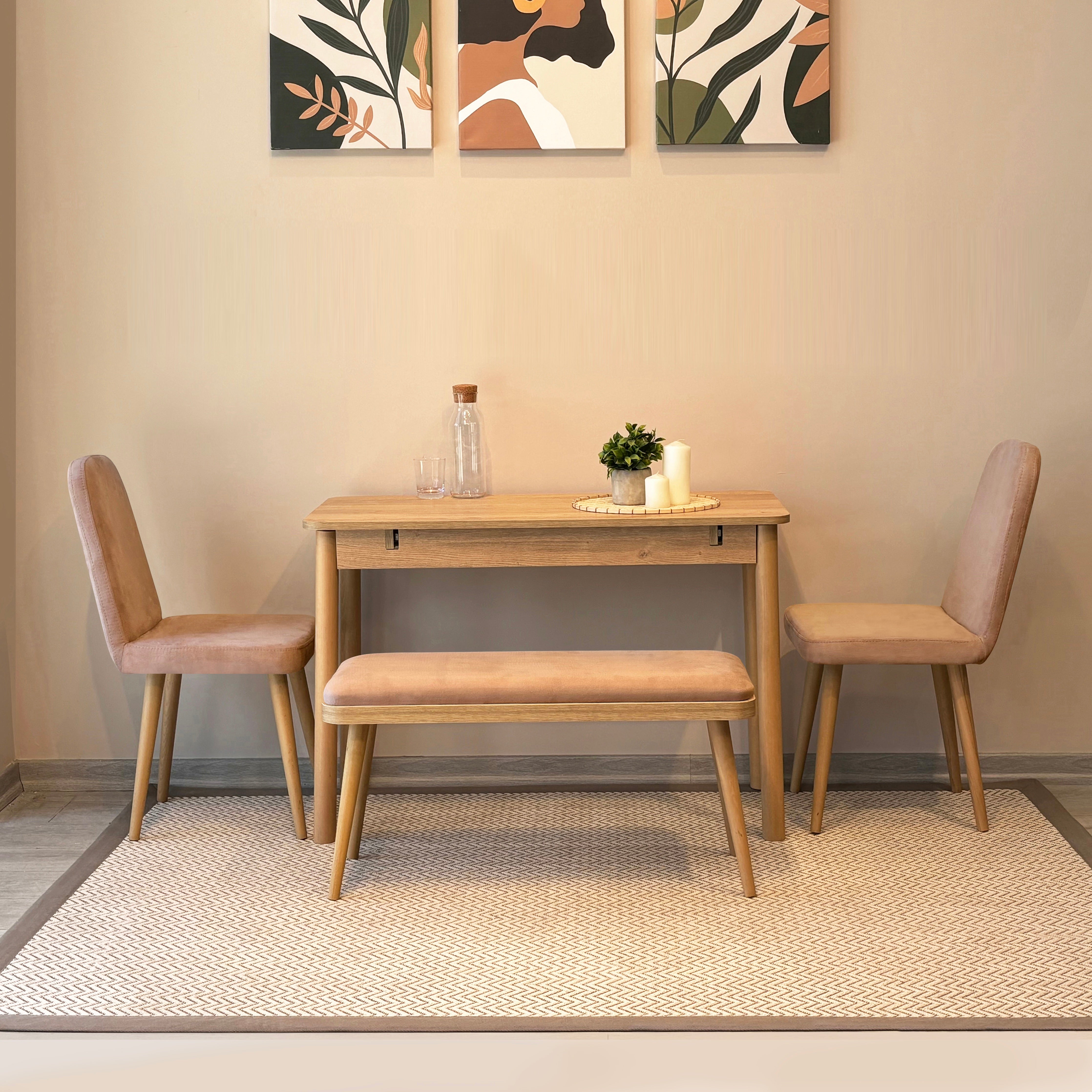 VİNA MİNİ AÇILIR MUTFAK MASA TAKIMI