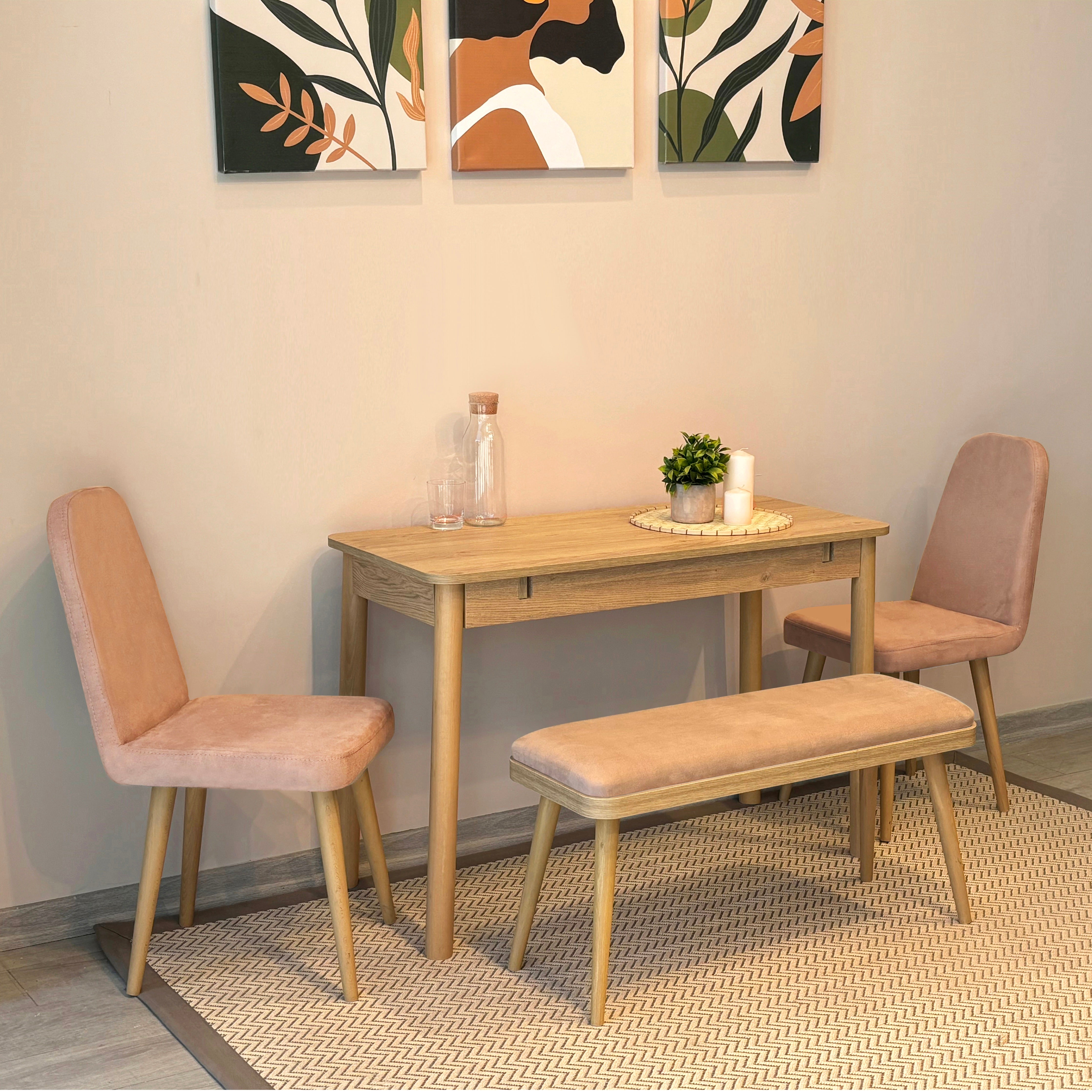 VİNA MİNİ AÇILIR MUTFAK MASA TAKIMI