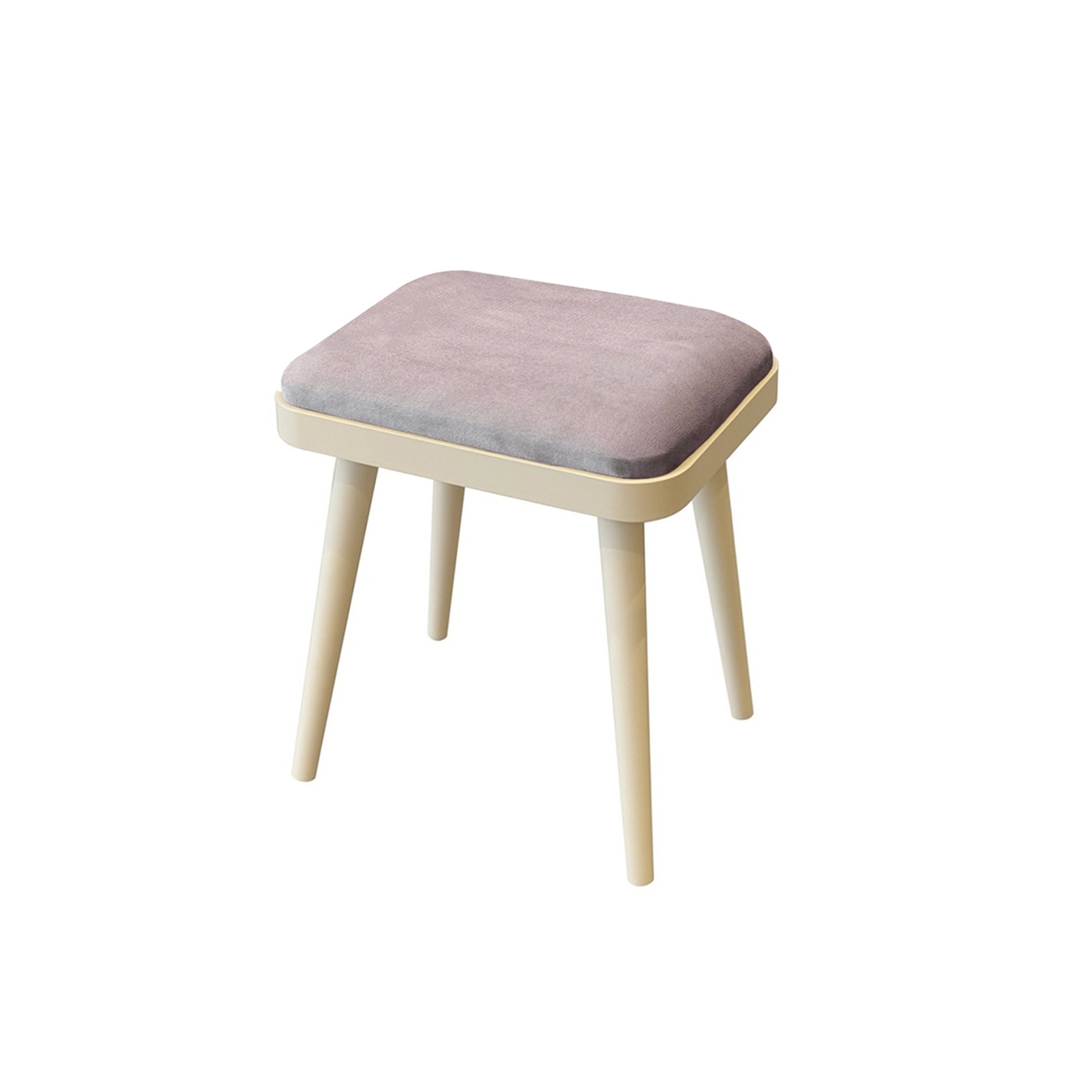 VİNA MİNİ İKİLİ TABURE SEDEF KREM