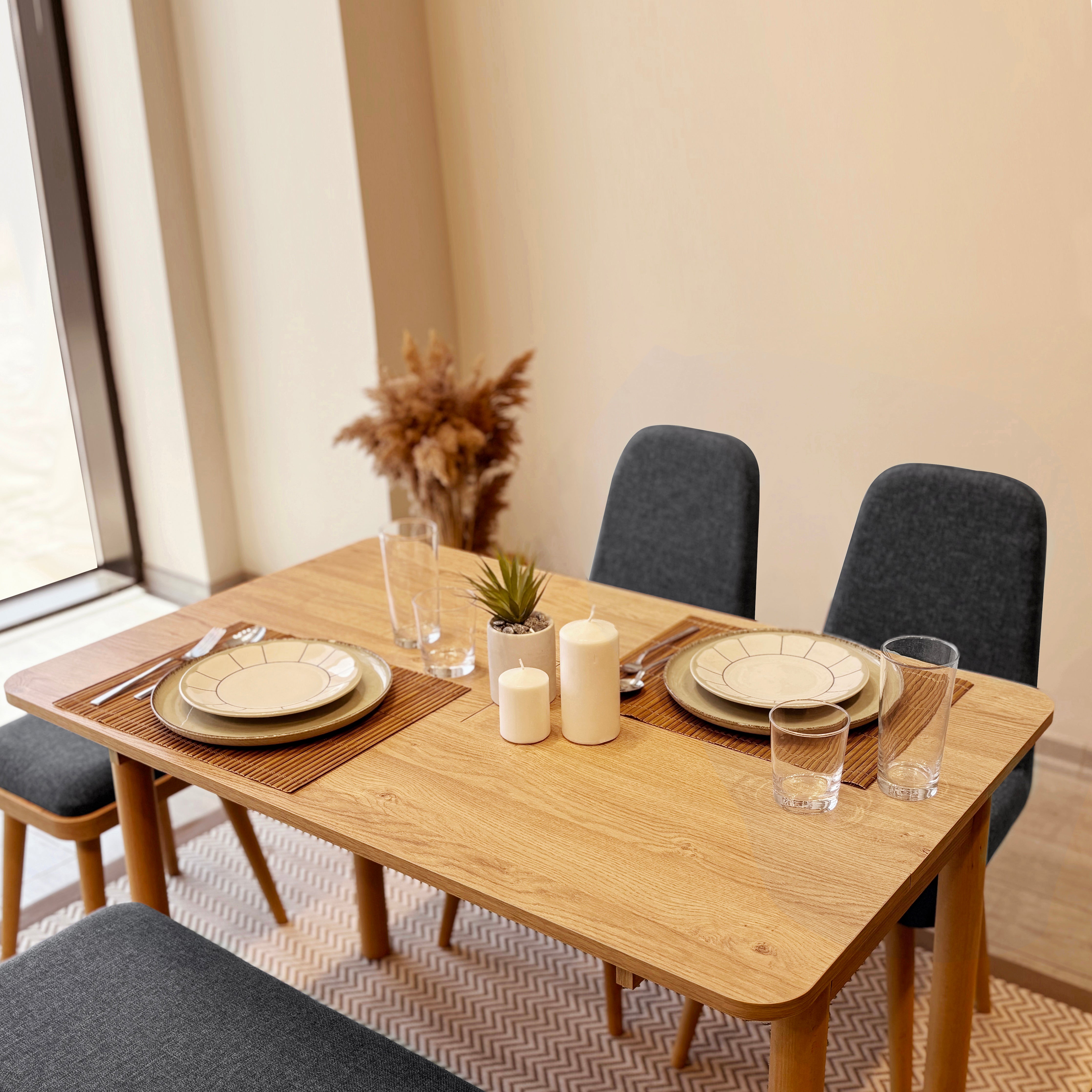 VİNA MİNİ AÇILIR MUTFAK MASA TAKIMI