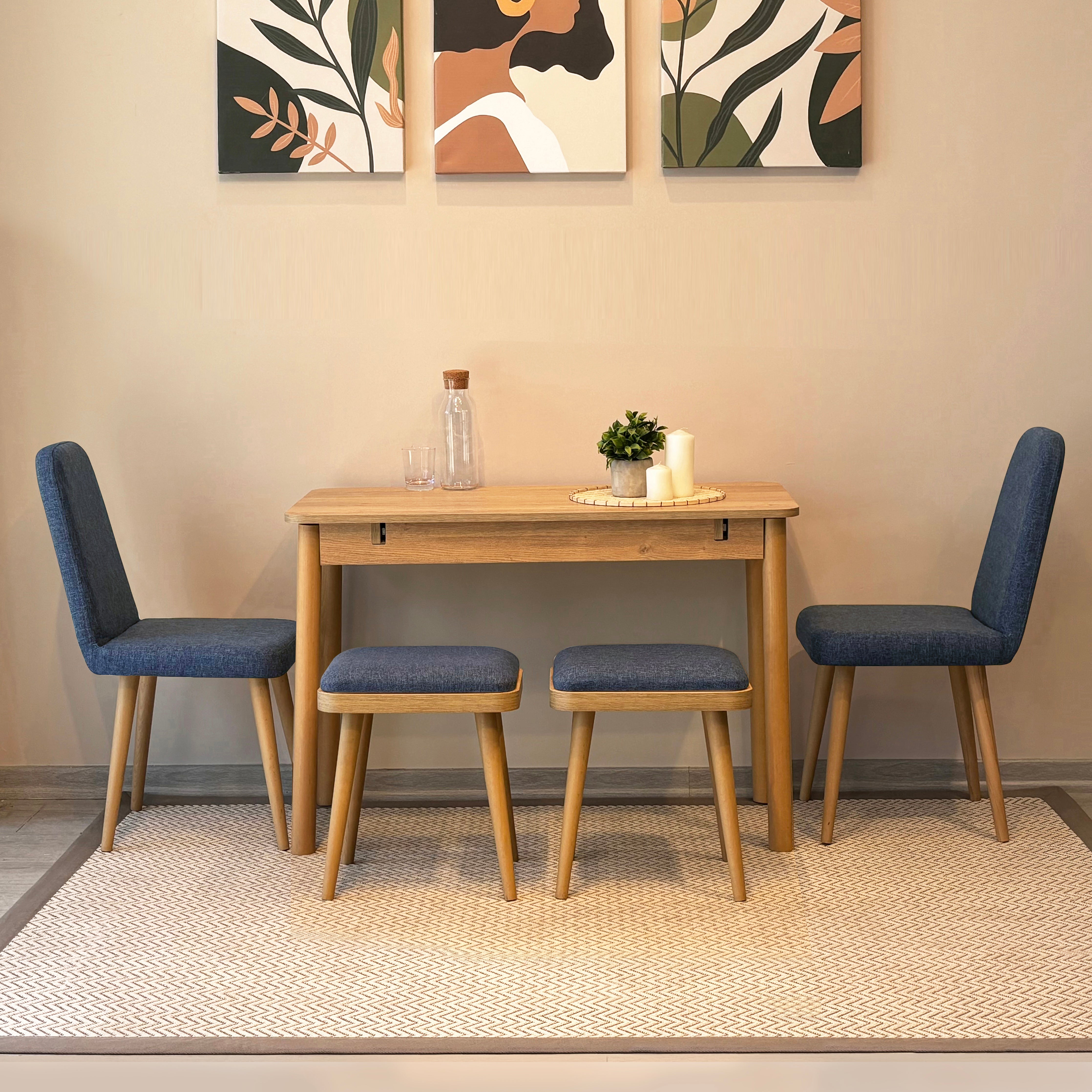 VİNA MİNİ AÇILIR MUTFAK MASA TAKIMI