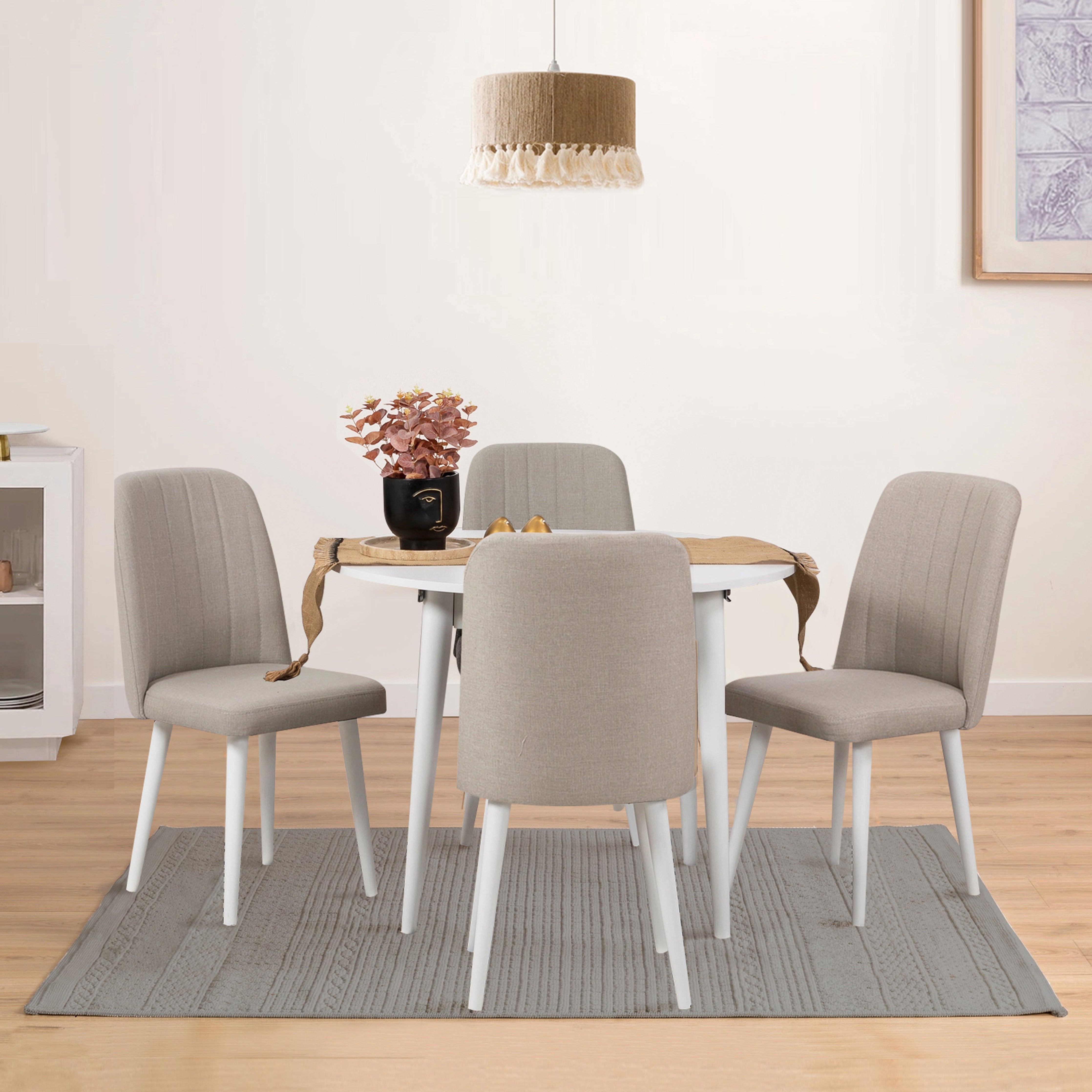 VİNA AÇILIR YUVARLAK MUTFAK MASA TAKIMI