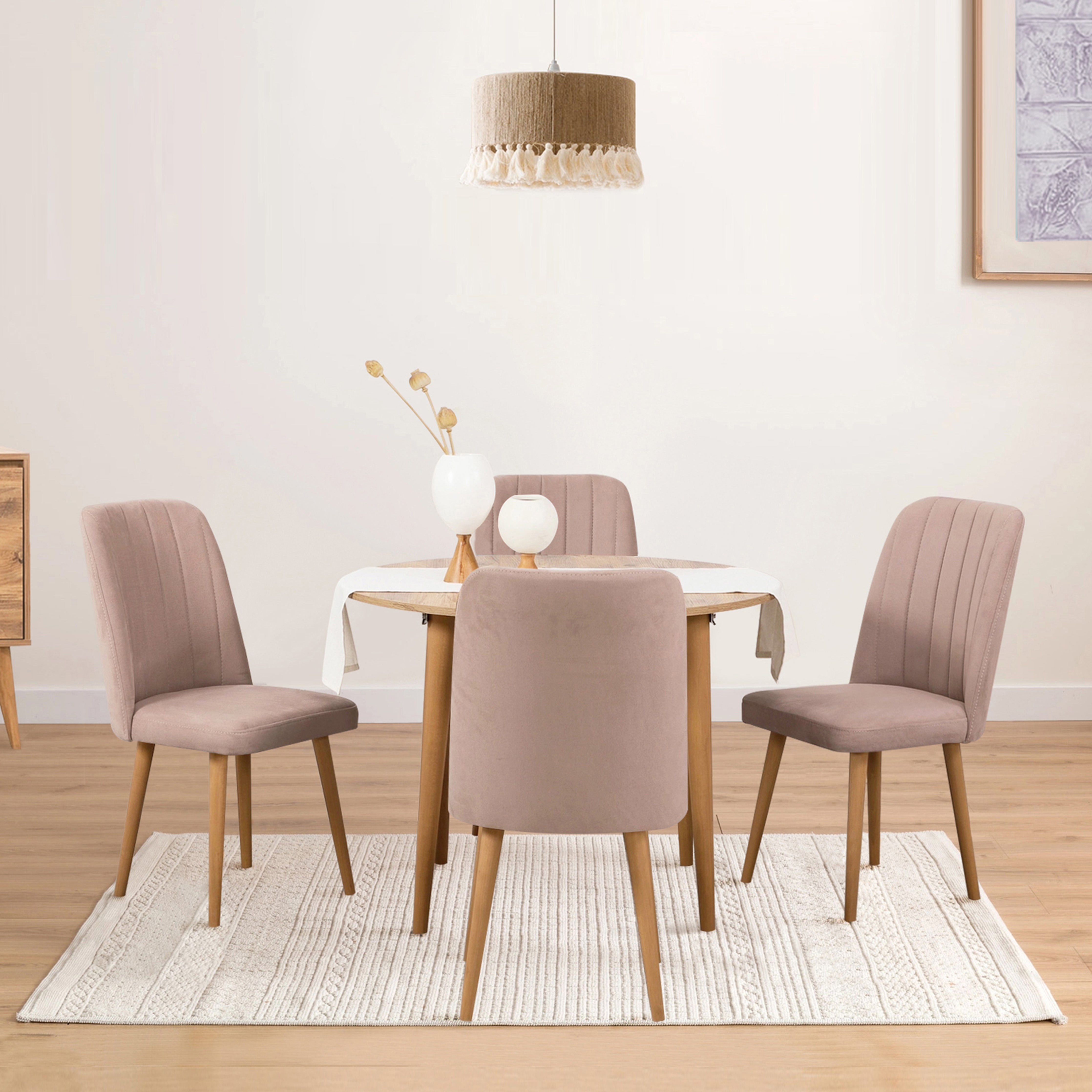 VİNA AÇILIR YUVARLAK MUTFAK MASA TAKIMI