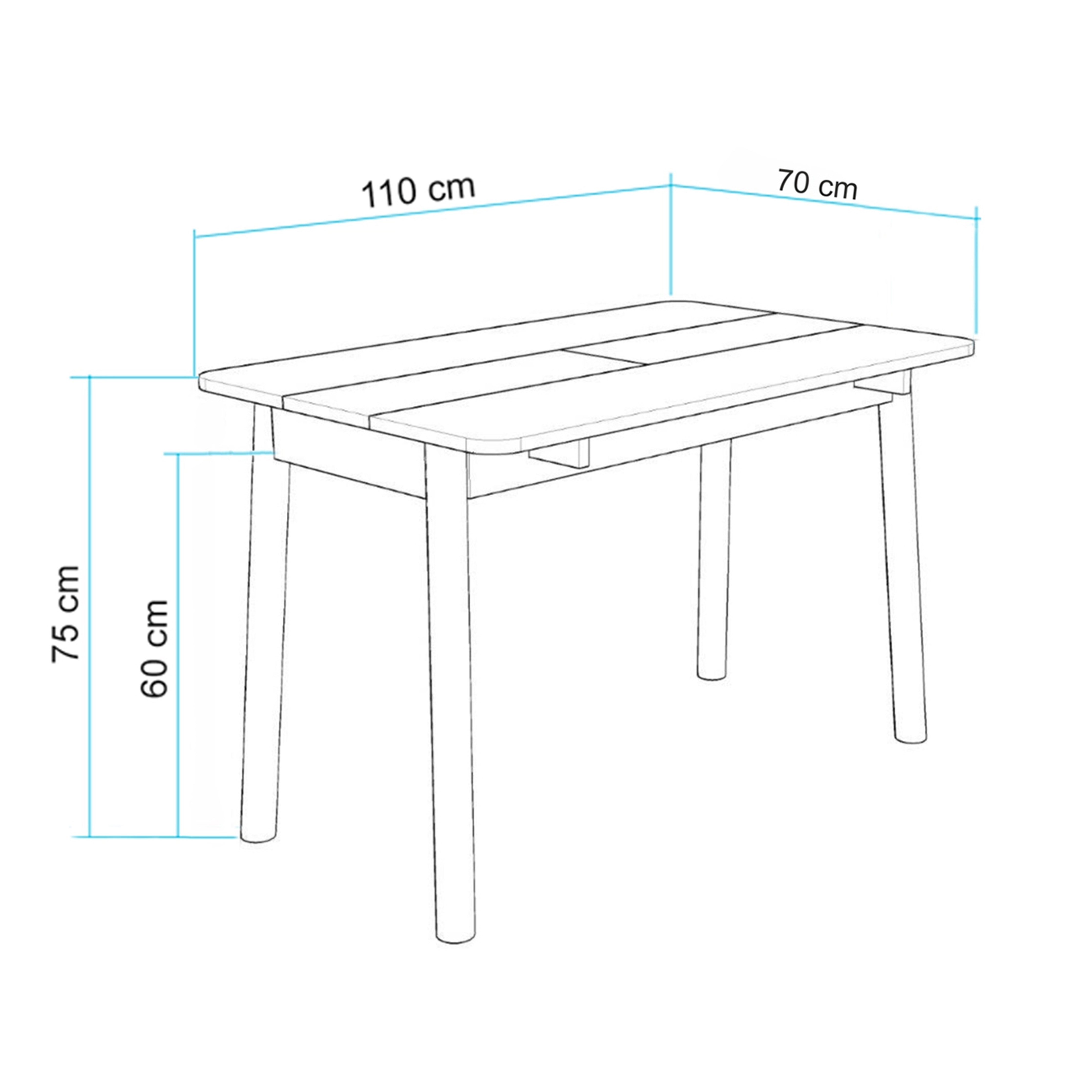 VİNA MİNİ AÇILIR MUTFAK MASASI