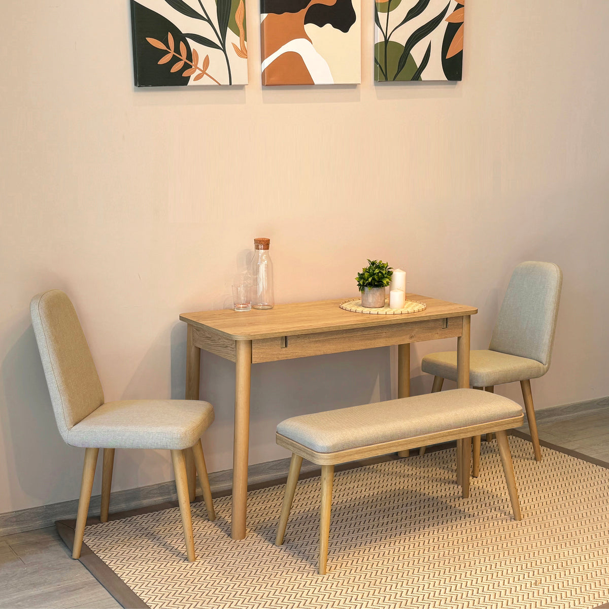 VİNA MİNİ AÇILIR MUTFAK MASA TAKIMI – UVI COLLECTION