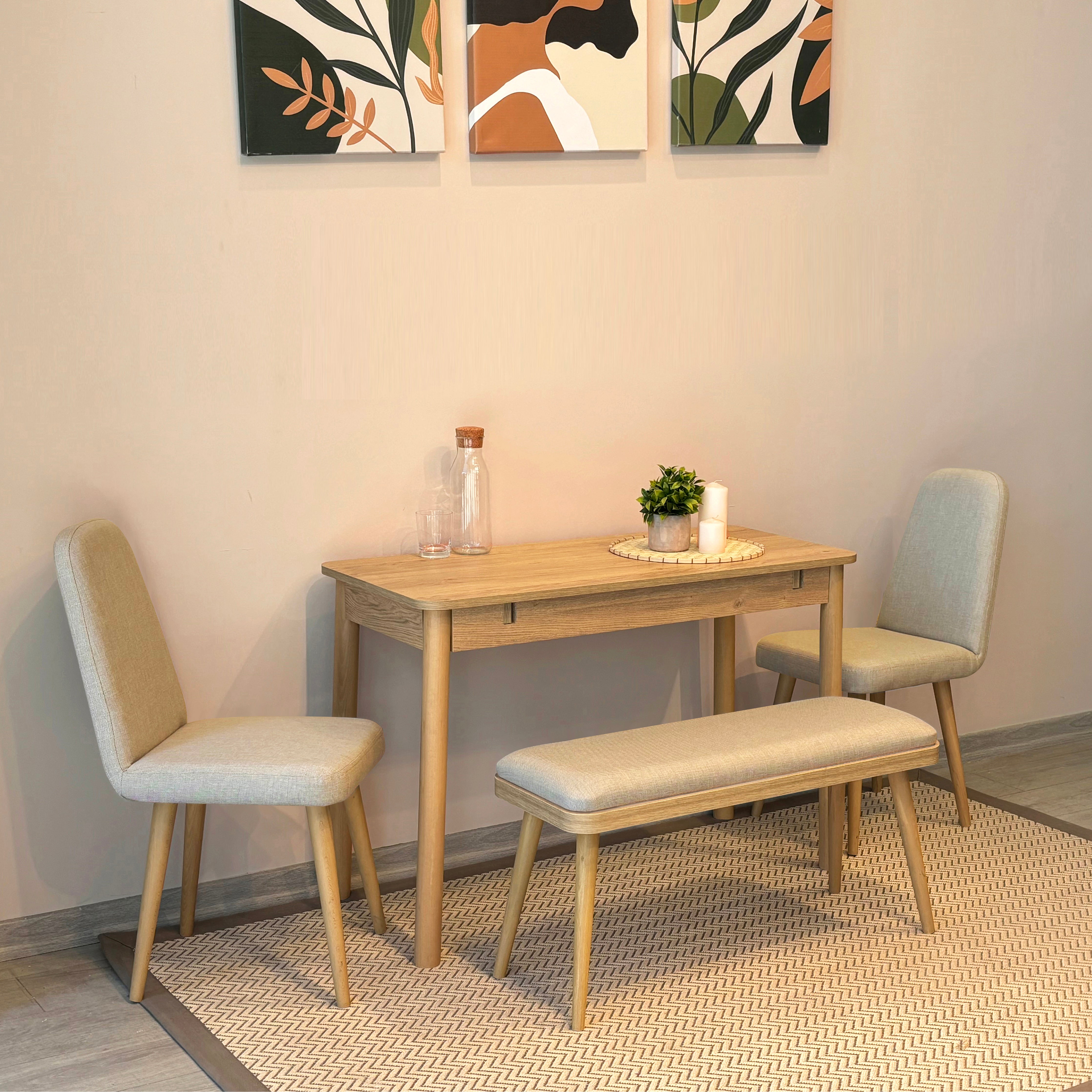 VİNA MİNİ AÇILIR MUTFAK MASA TAKIMI