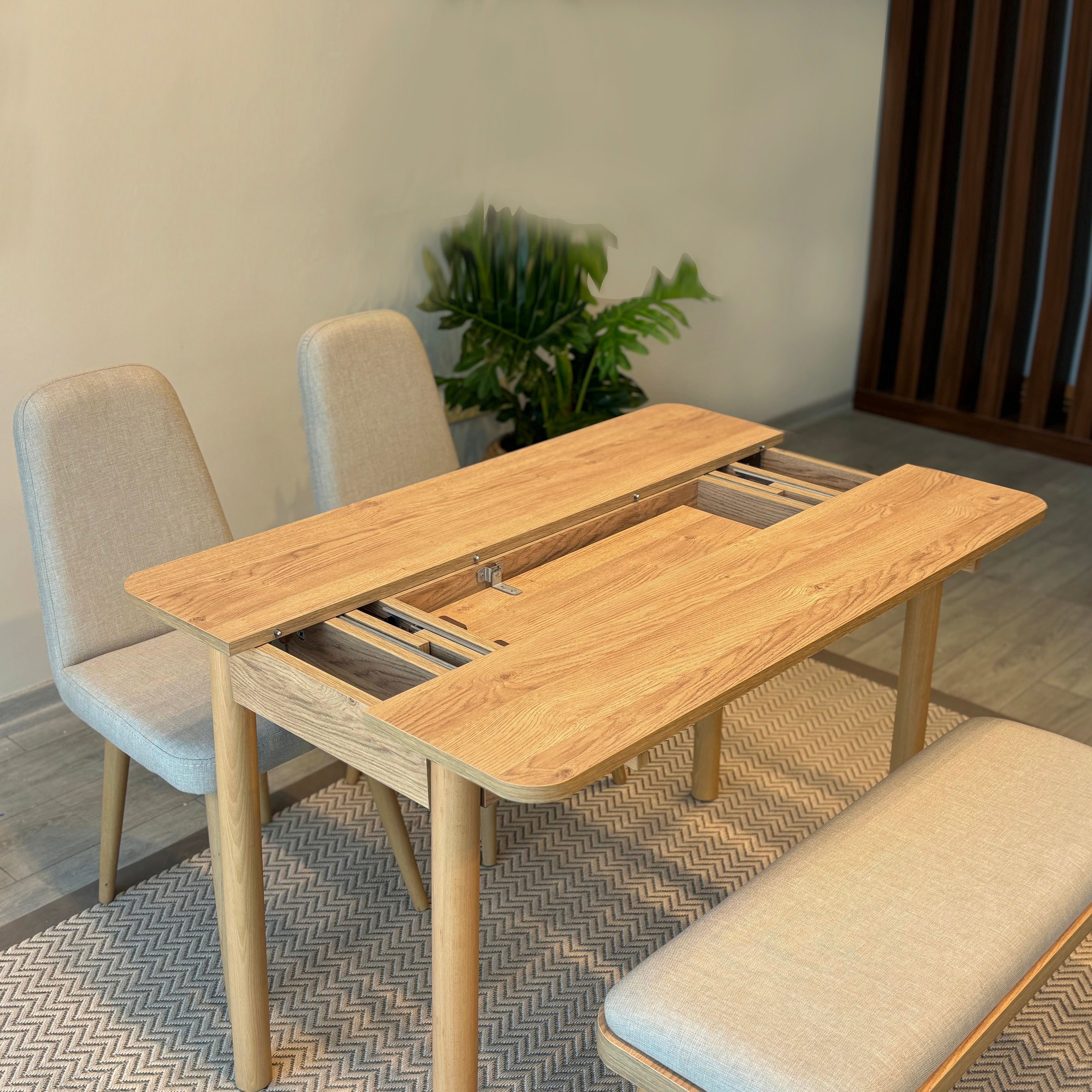 VİNA MİNİ AÇILIR MUTFAK MASA TAKIMI