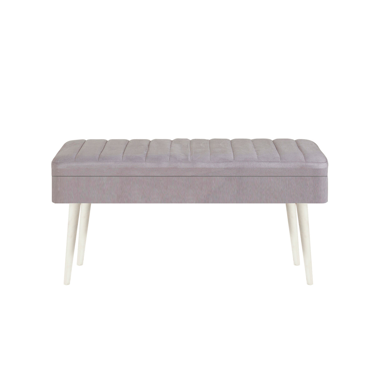 VİNA KUMAŞLI SANDIKLI BENCH BEYAZ