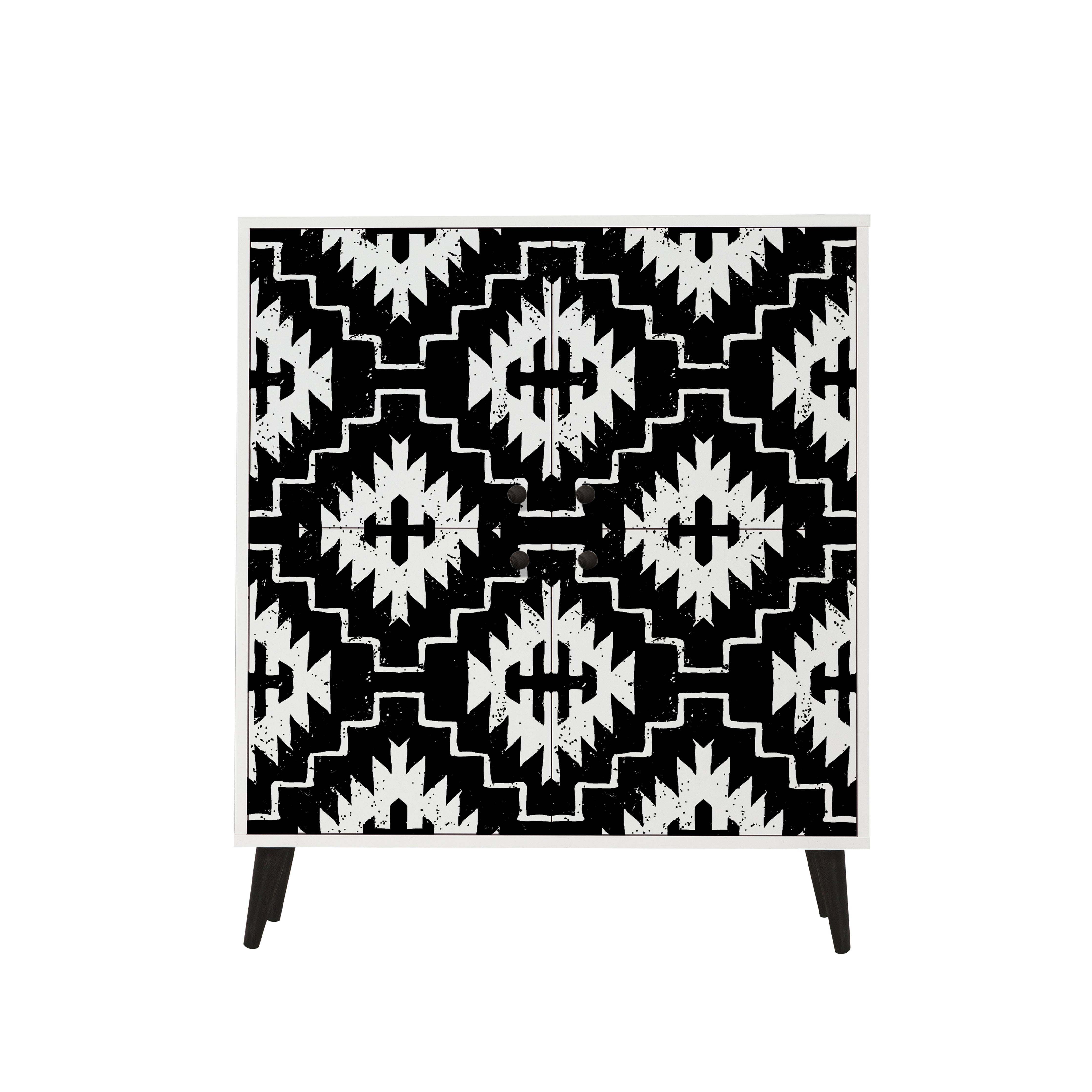 MULTİLÜX BEYAZ DESENLİ LAKE AYAK SWAN