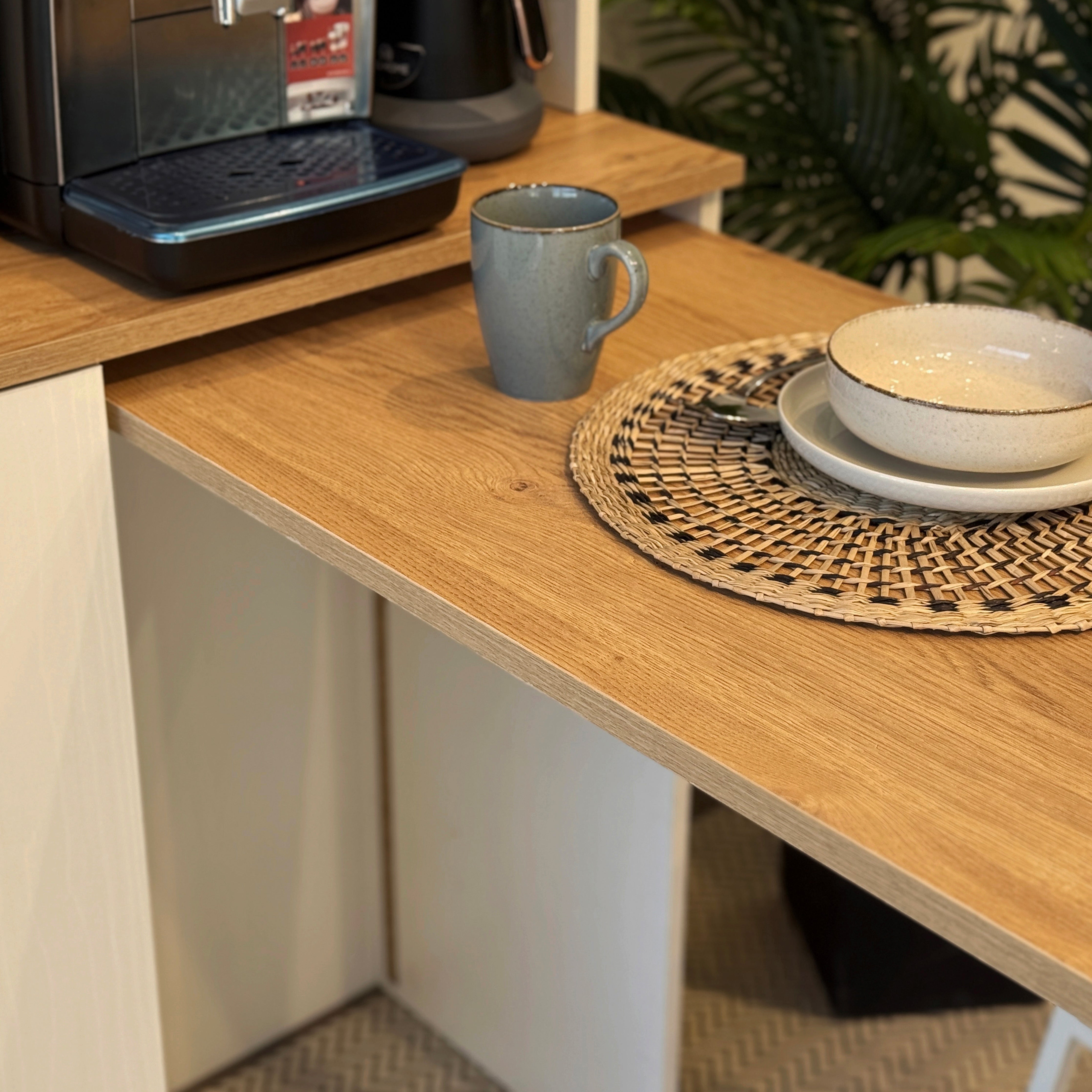 FOLDA KATLANABİLİR MASALI KAHVE KÖSESİ İKİ TABURELİ TAKIM