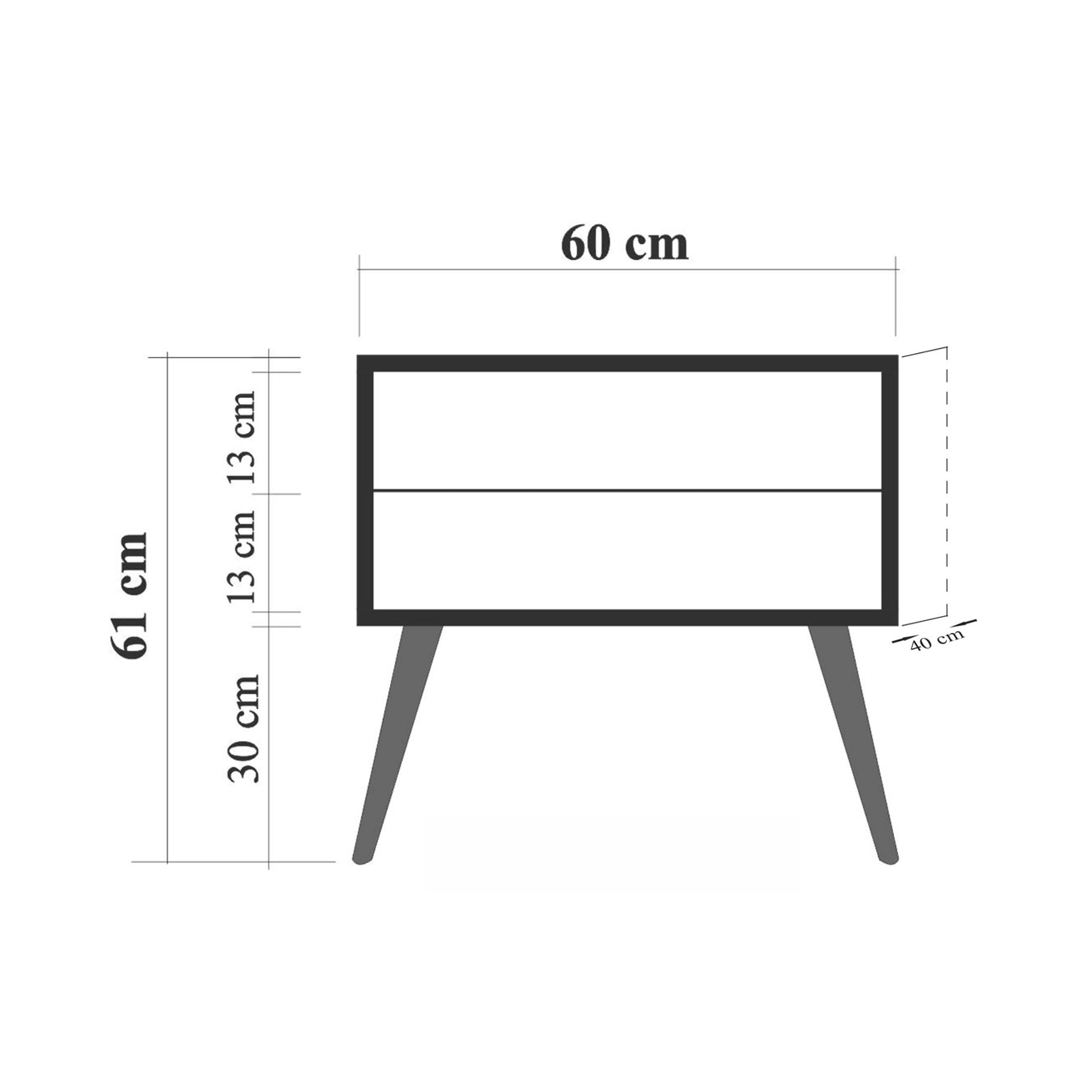 CİTY TWO KOMODİN SONOMO NATURAL