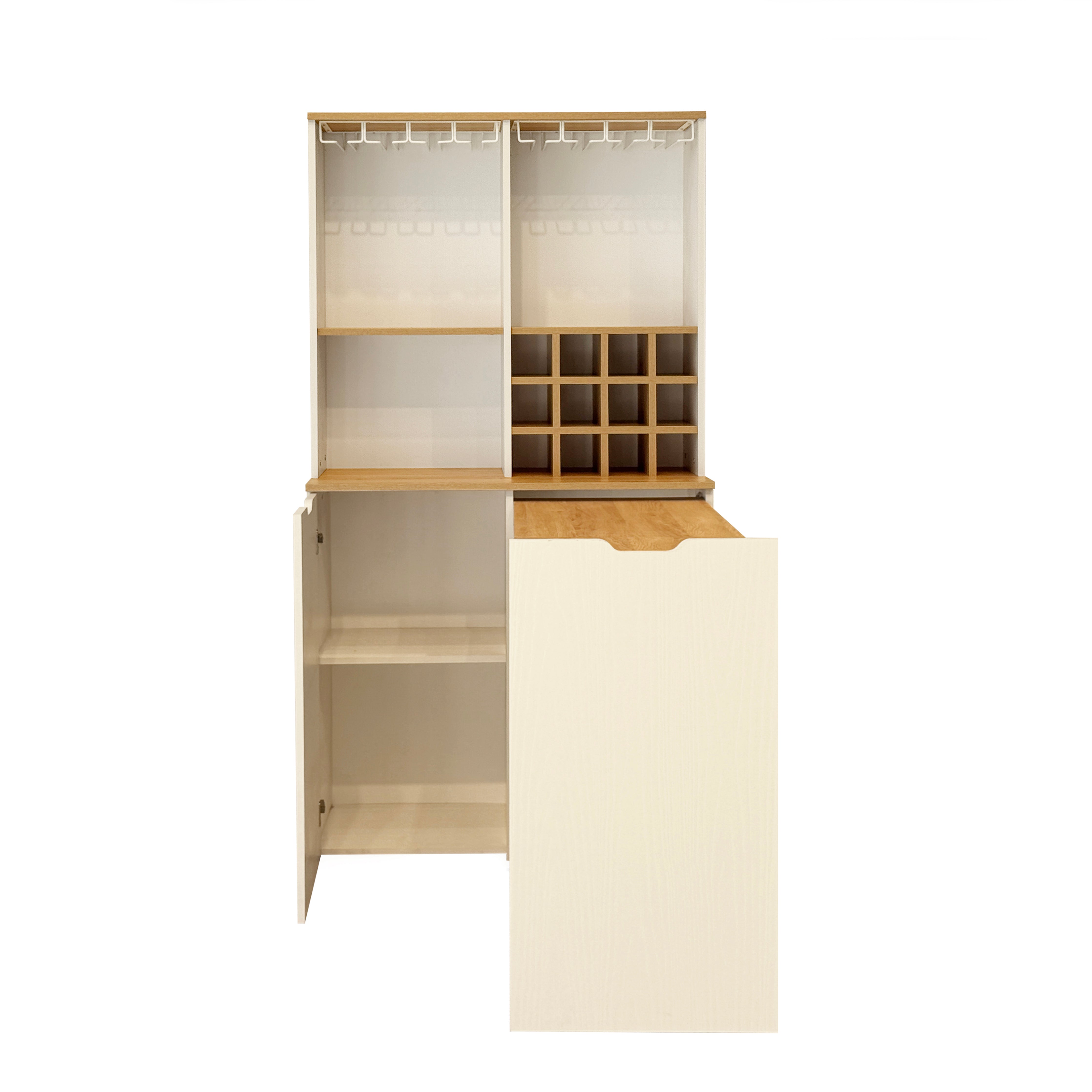 VELTO KATLANABİLİR MASALI MİNİ BAR İKİ TABURELİ TAKIM