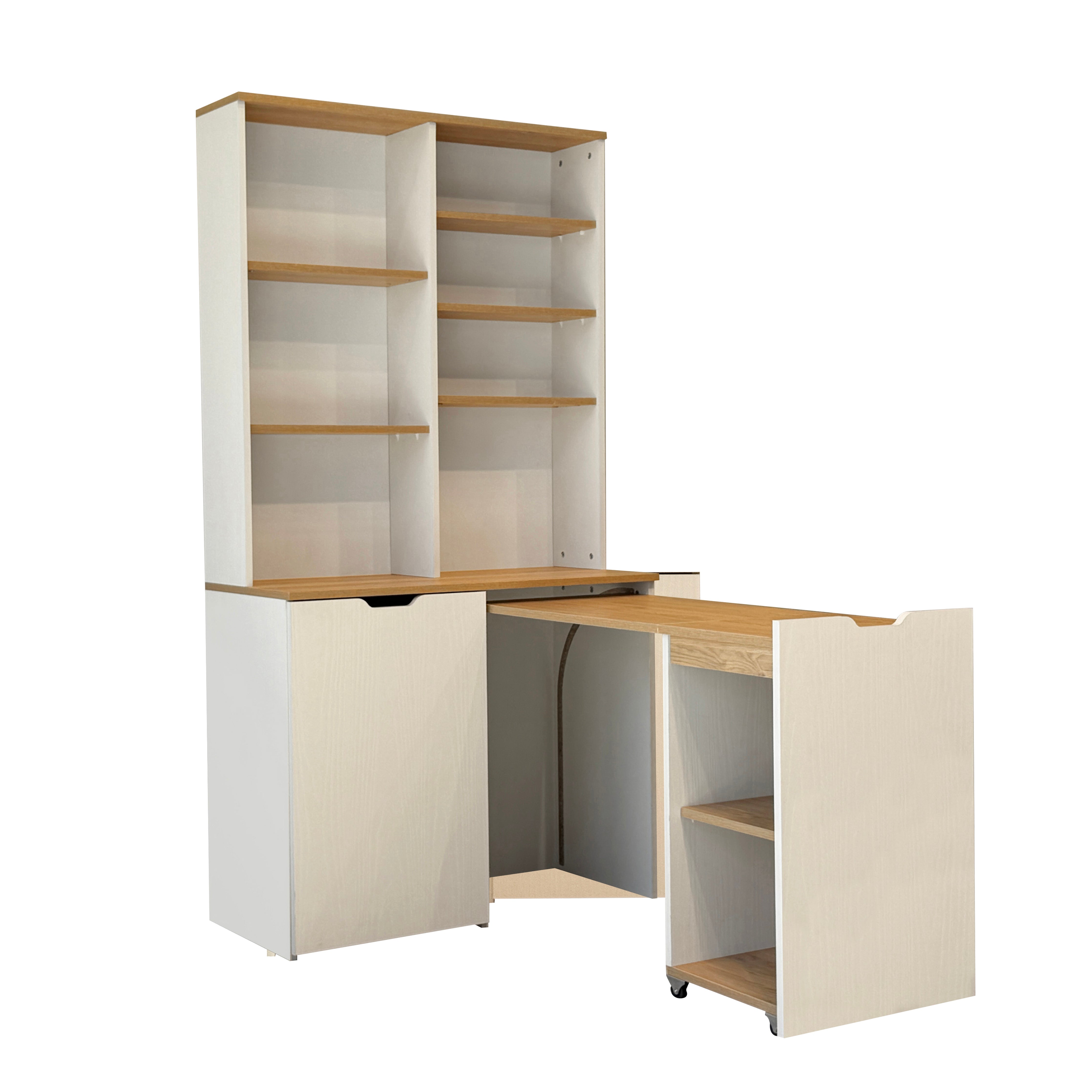 FLECTO KATLANABILIR MASALI KITAPLIK KARİNA SEDEF